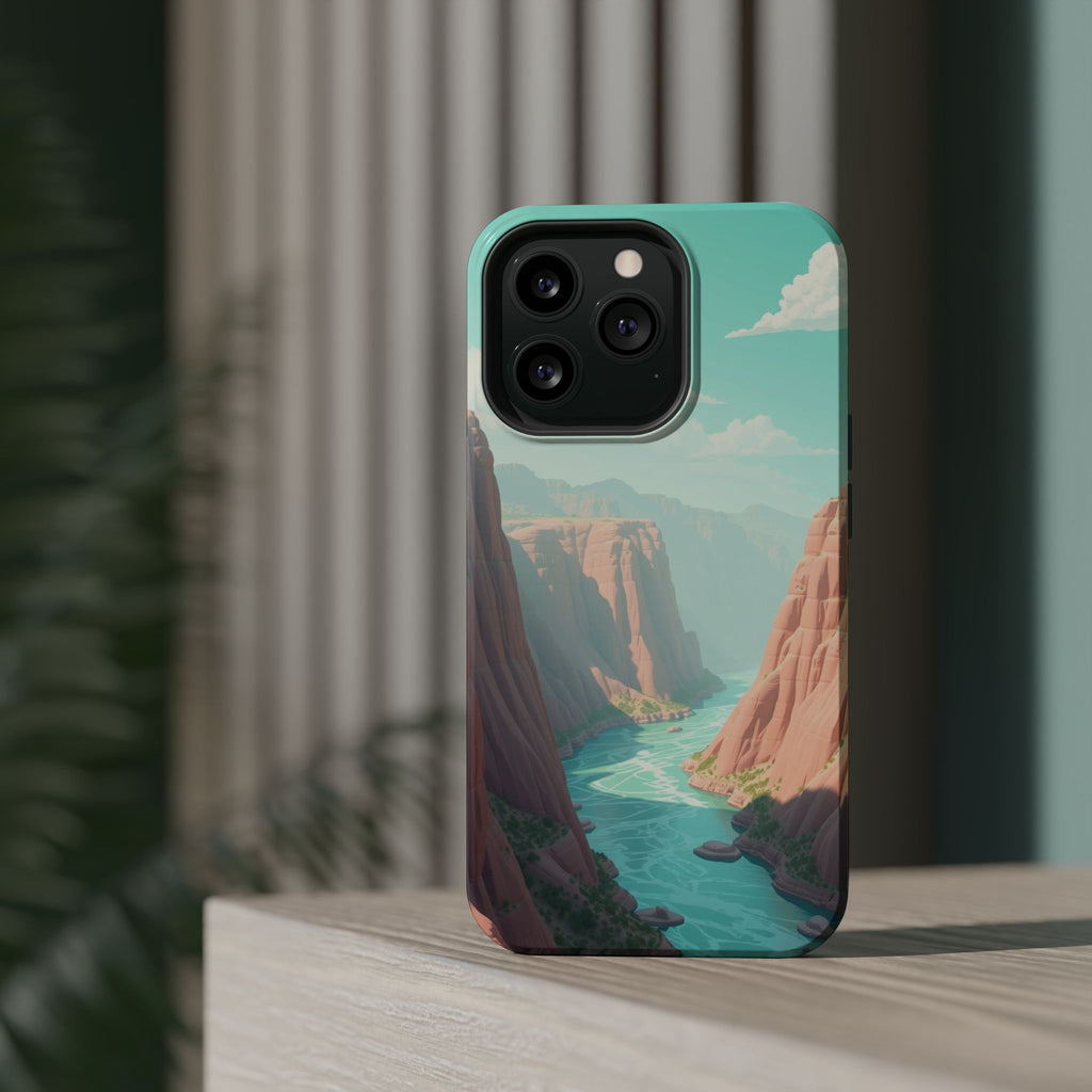 iPhone River Canyon Mystic Art Slim Everyday Designer Case · iPhone Case
