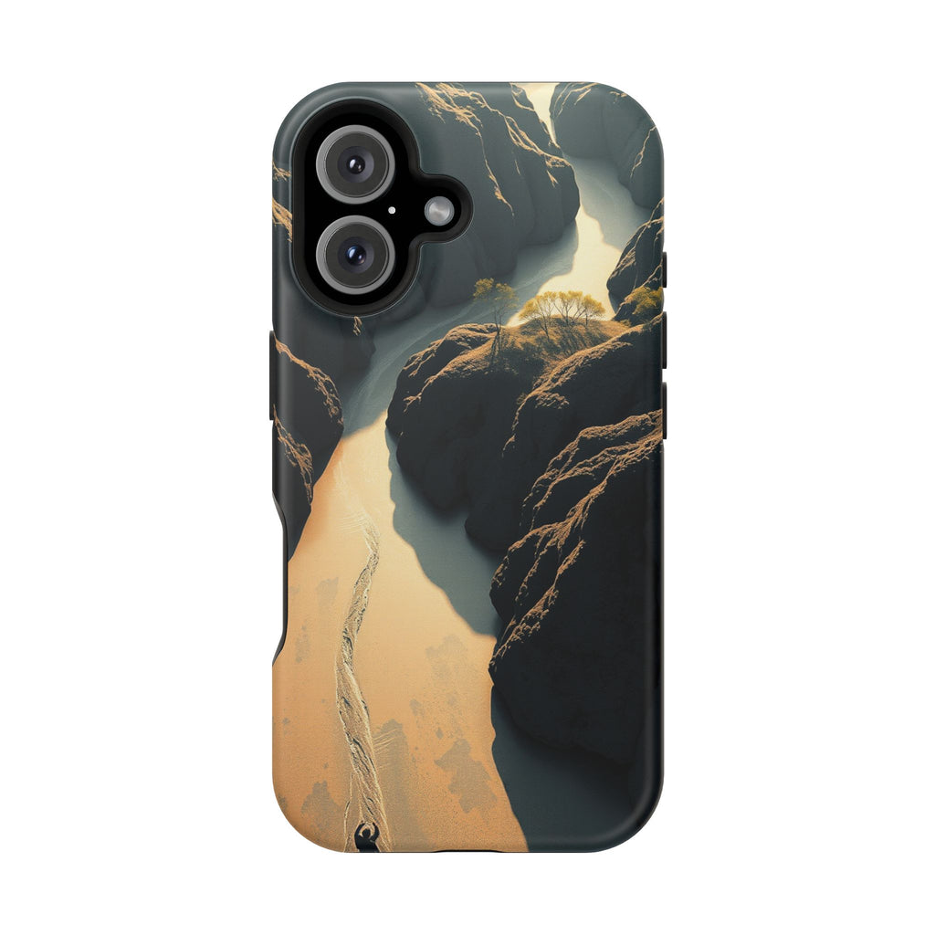 iPhone River Delta Aerial Bold Art Bold Modern Everyday Snap Case · iPhone Case