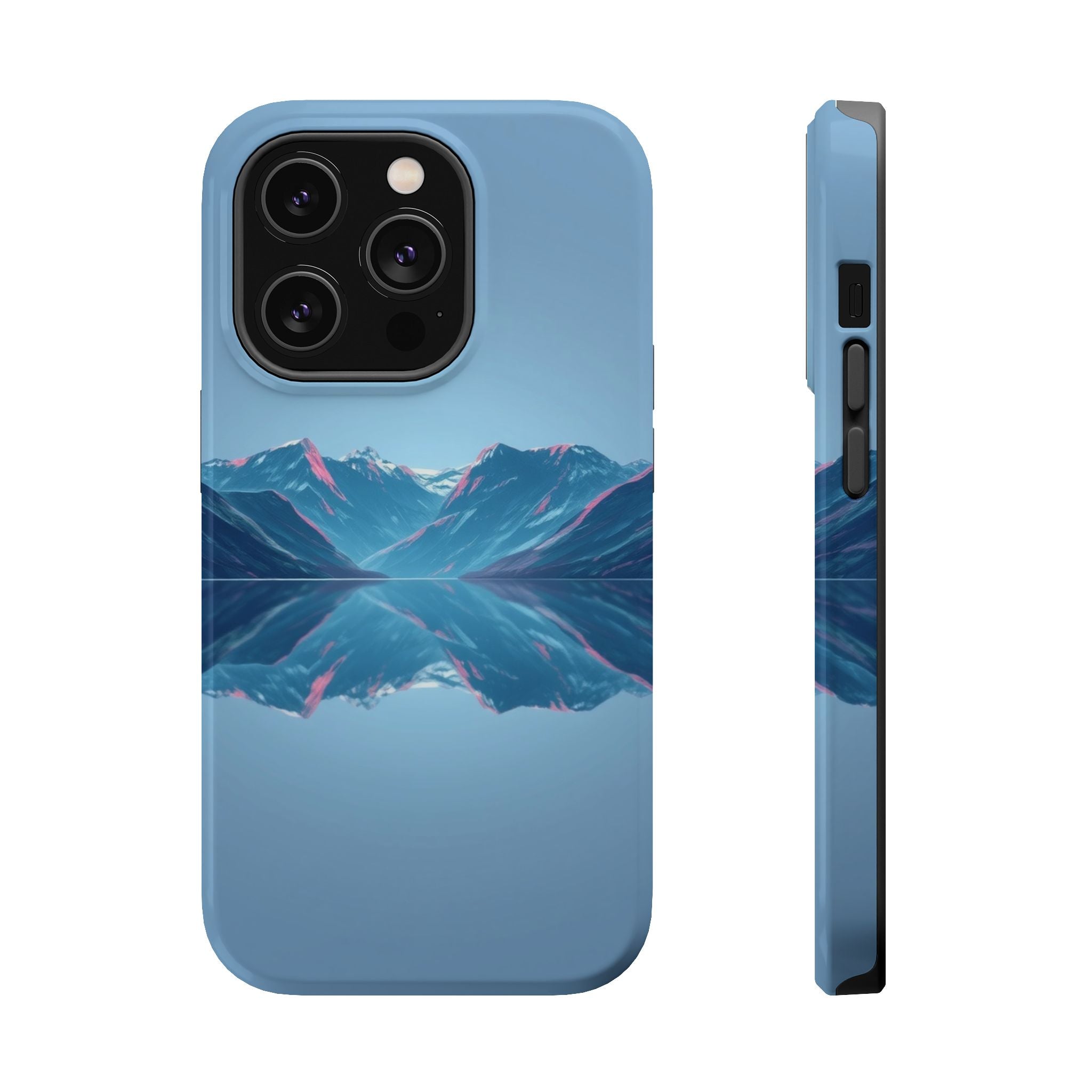 iPhone Fjord Reflection Mystic Art Bold Modern Everyday Snap Case · iPhone Case