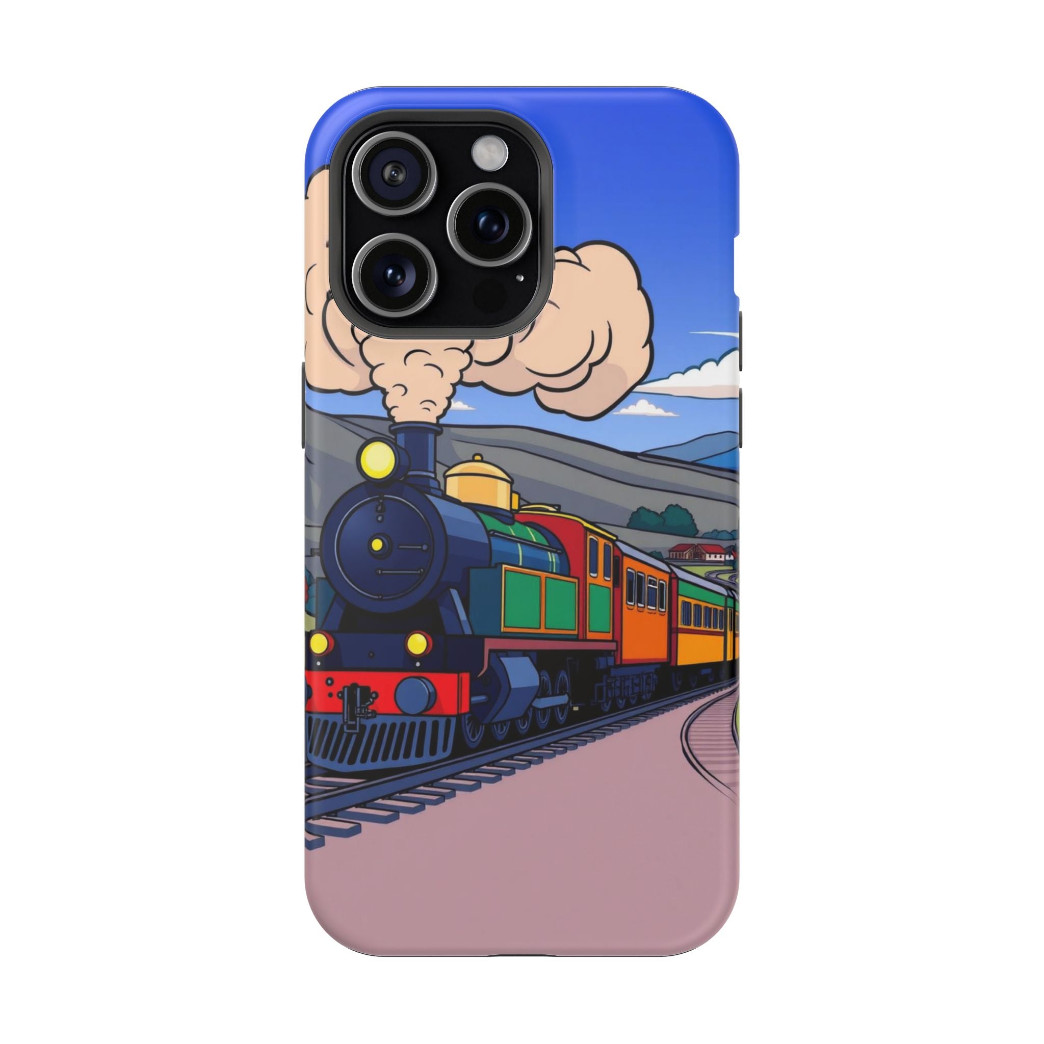 iPhone Steam Locomotive Puff Kids Fun iPhone Phone Case Gift Slim · iPhone Case