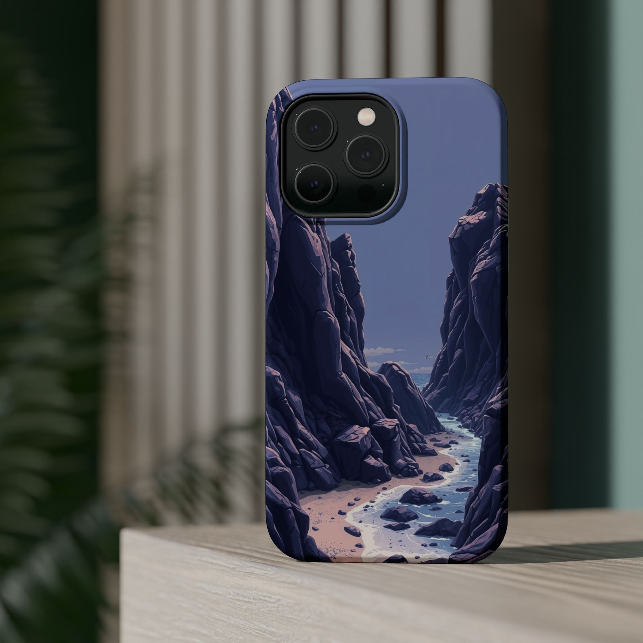 iPhone Rocky Coastline Mystic Art Bold Modern Everyday Snap Case · iPhone Case