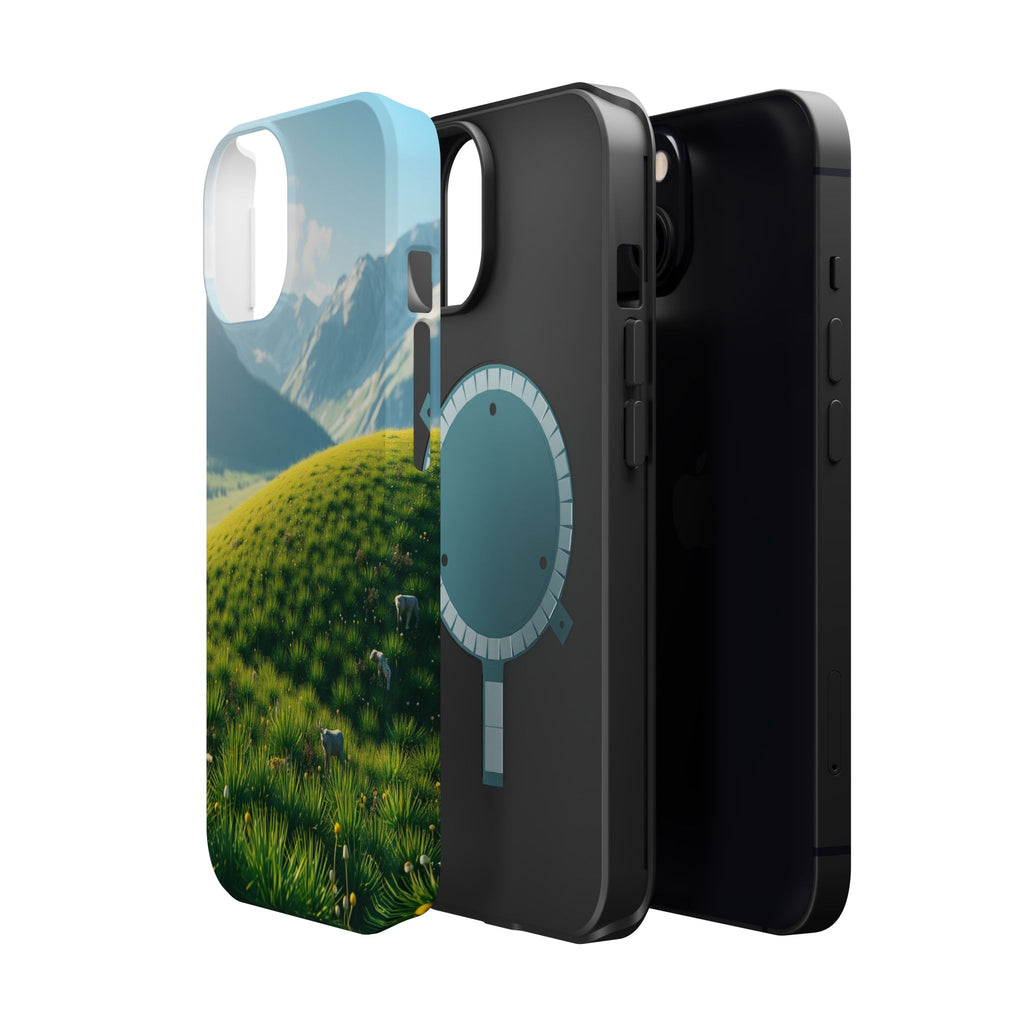 iPhone Vibrant Alpine Meadow Design Slim Everyday Designer Case · iPhone Case