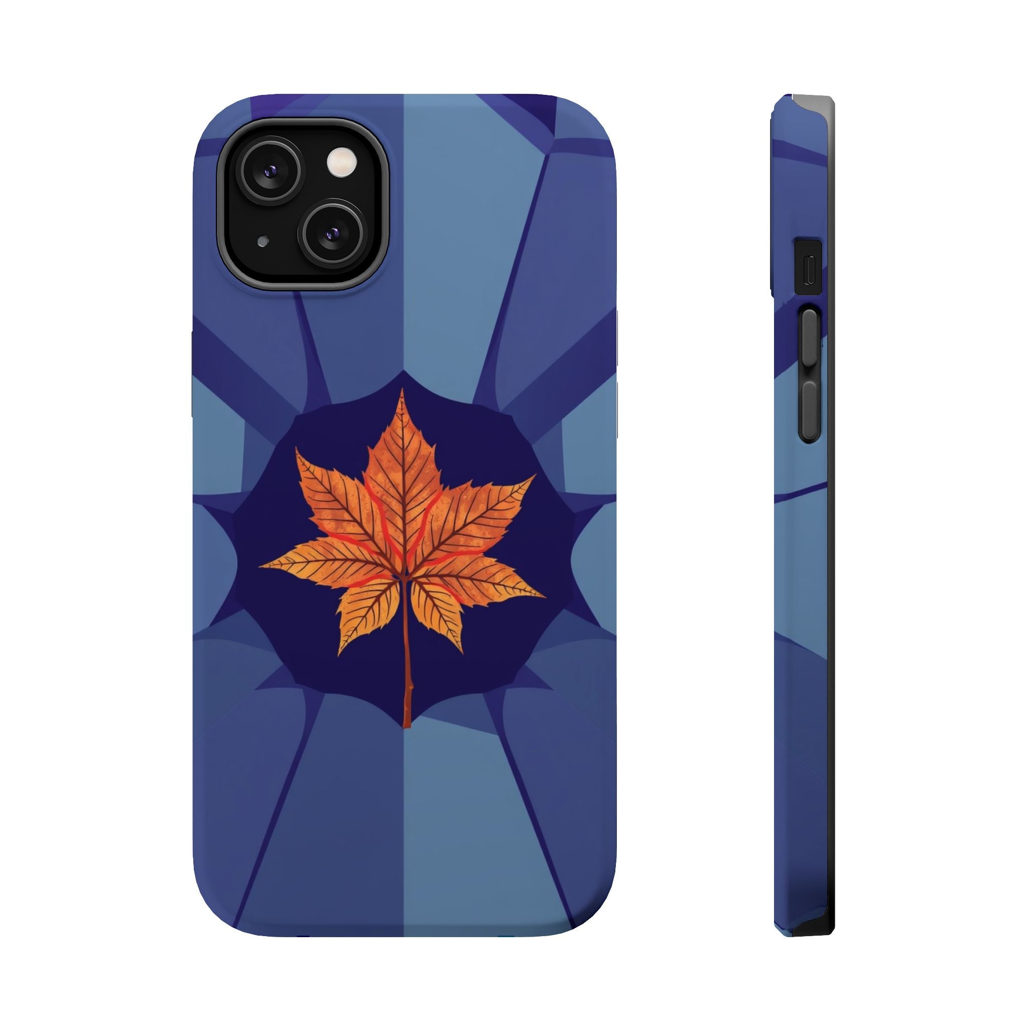 iPhone Autumn Maple Abstract Geometric Slim Everyday Designer Case · iPhone Case