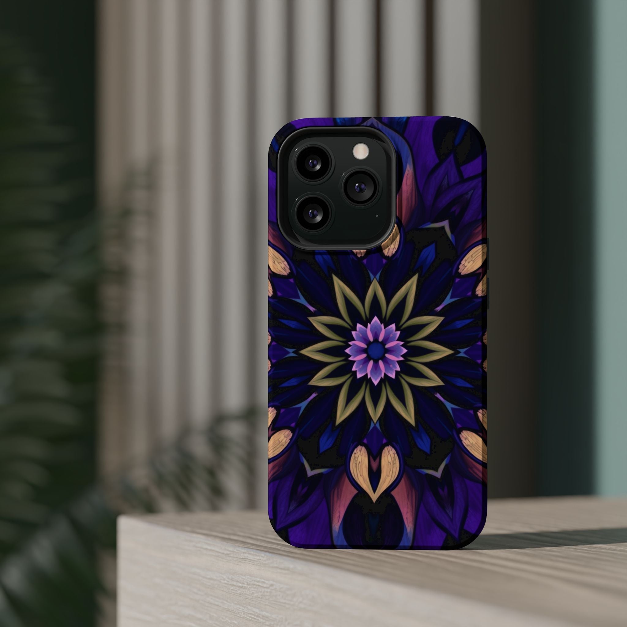 iPhone Floral Mandala Mystic Art Bold Modern Everyday Snap Case · iPhone Case