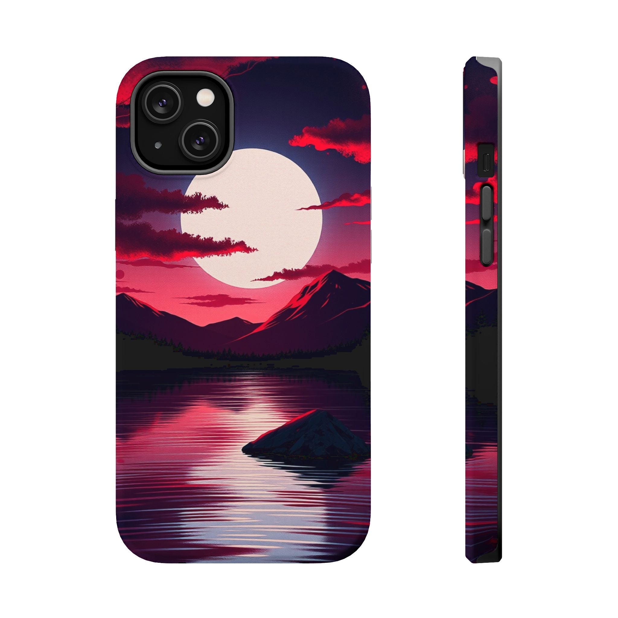 iPhone Vibrant Lake at Twilight Design Slim Everyday iPhone 20 Designer · iPhone