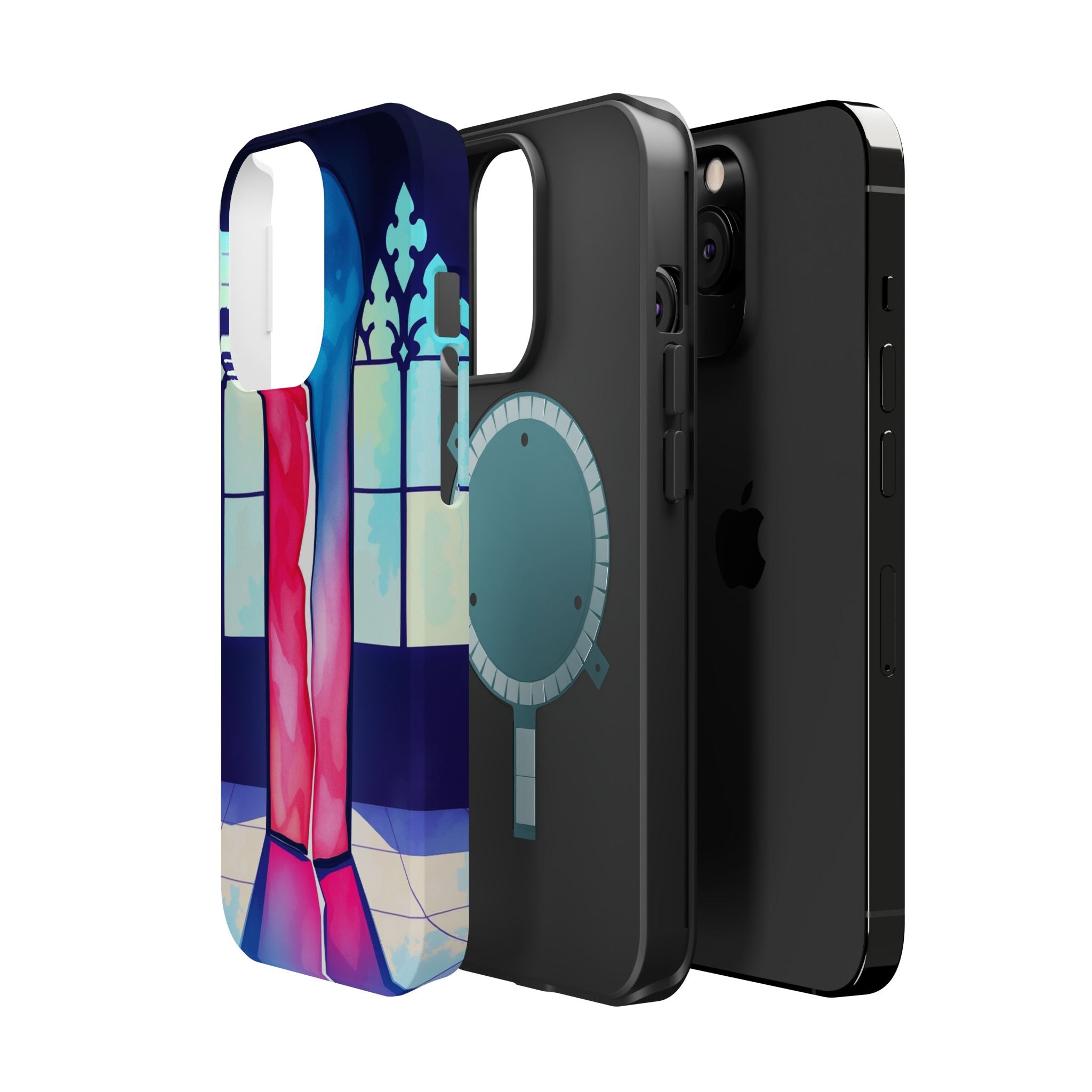 iPhone Stained Glass Break Electric Art Slim Everyday iPhone Designer · iPhone C