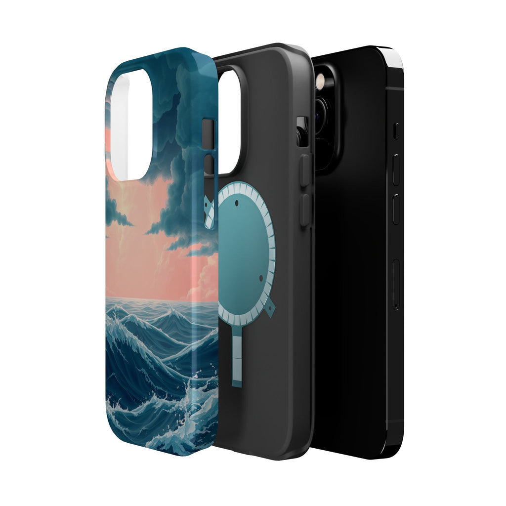 iPhone Storm at Sea 3D Digital Slim Everyday Designer Case · iPhone Case