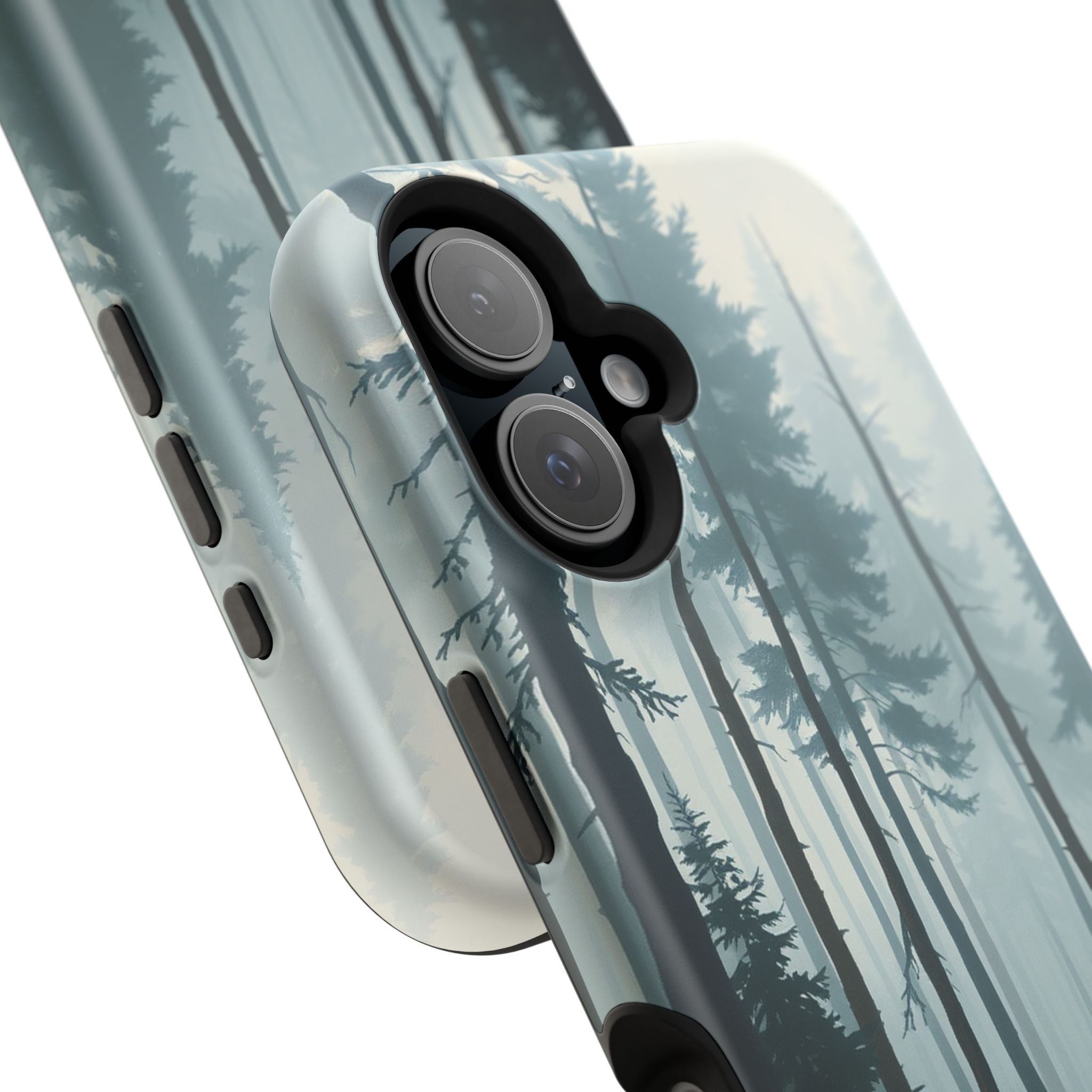 iPhone Serene Misty Forest Path Design Slim Everyday Designer Case · iPhone Case