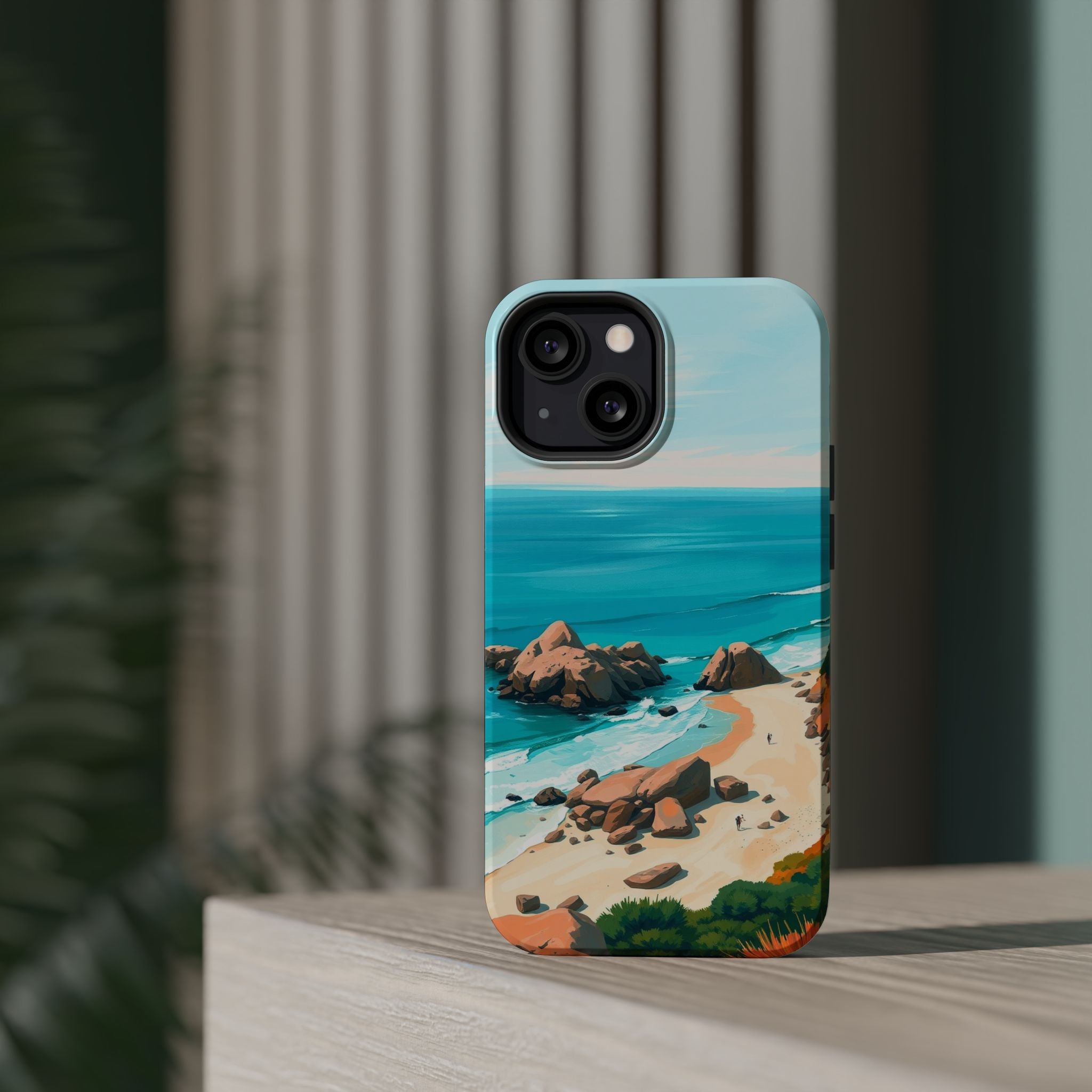 iPhone Pebble Beach Cinematic Art Bold Modern Everyday Snap Case · iPhone Case