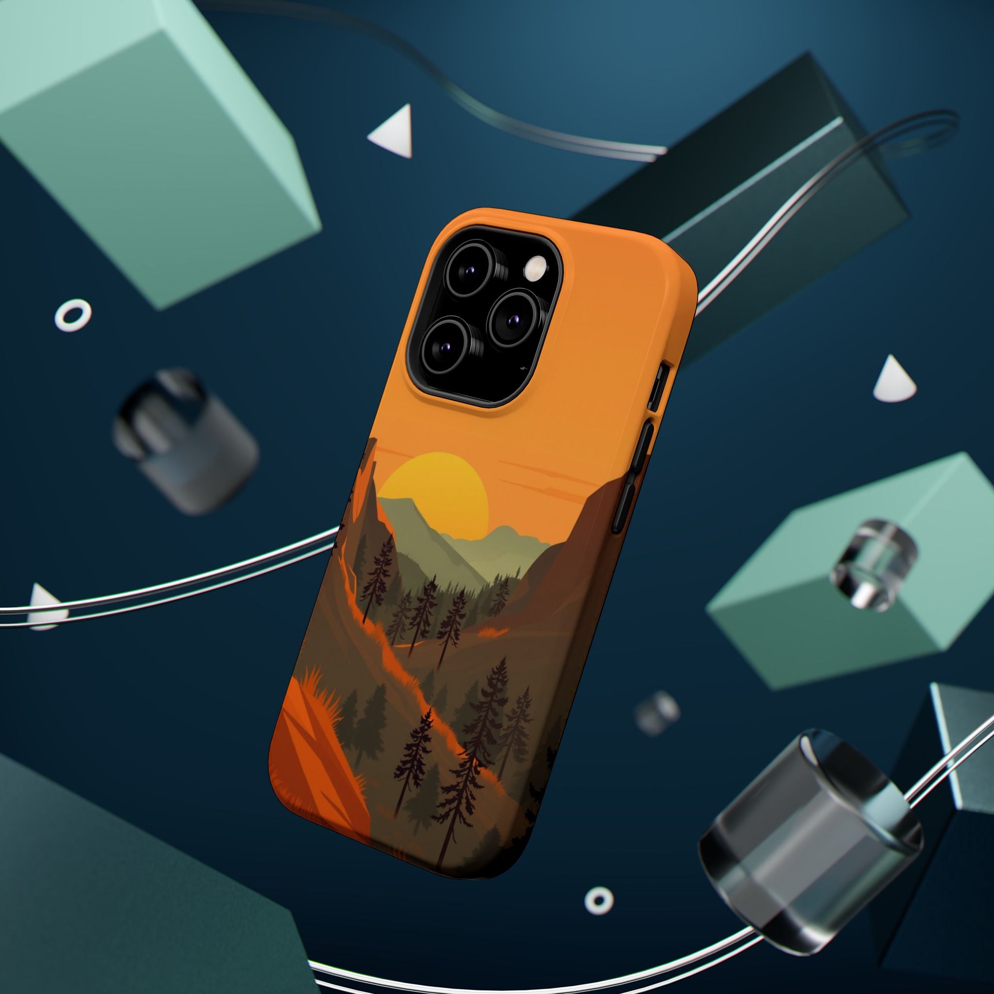 iPhone Pine Ridge Earthy Design Slim Everyday Designer Case · iPhone Case
