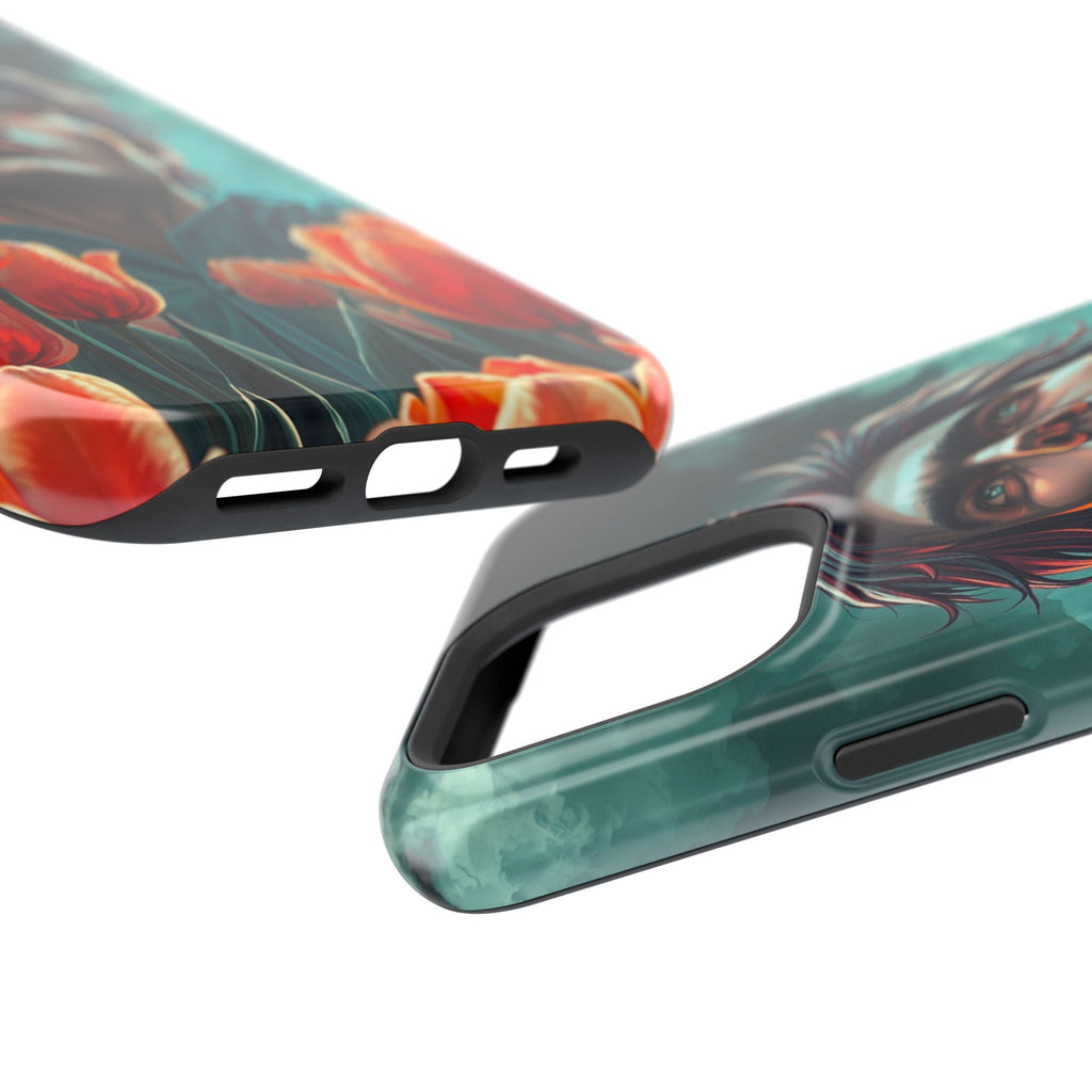 iPhone Tulip Row Electric Art Slim Everyday Designer Case · iPhone Case