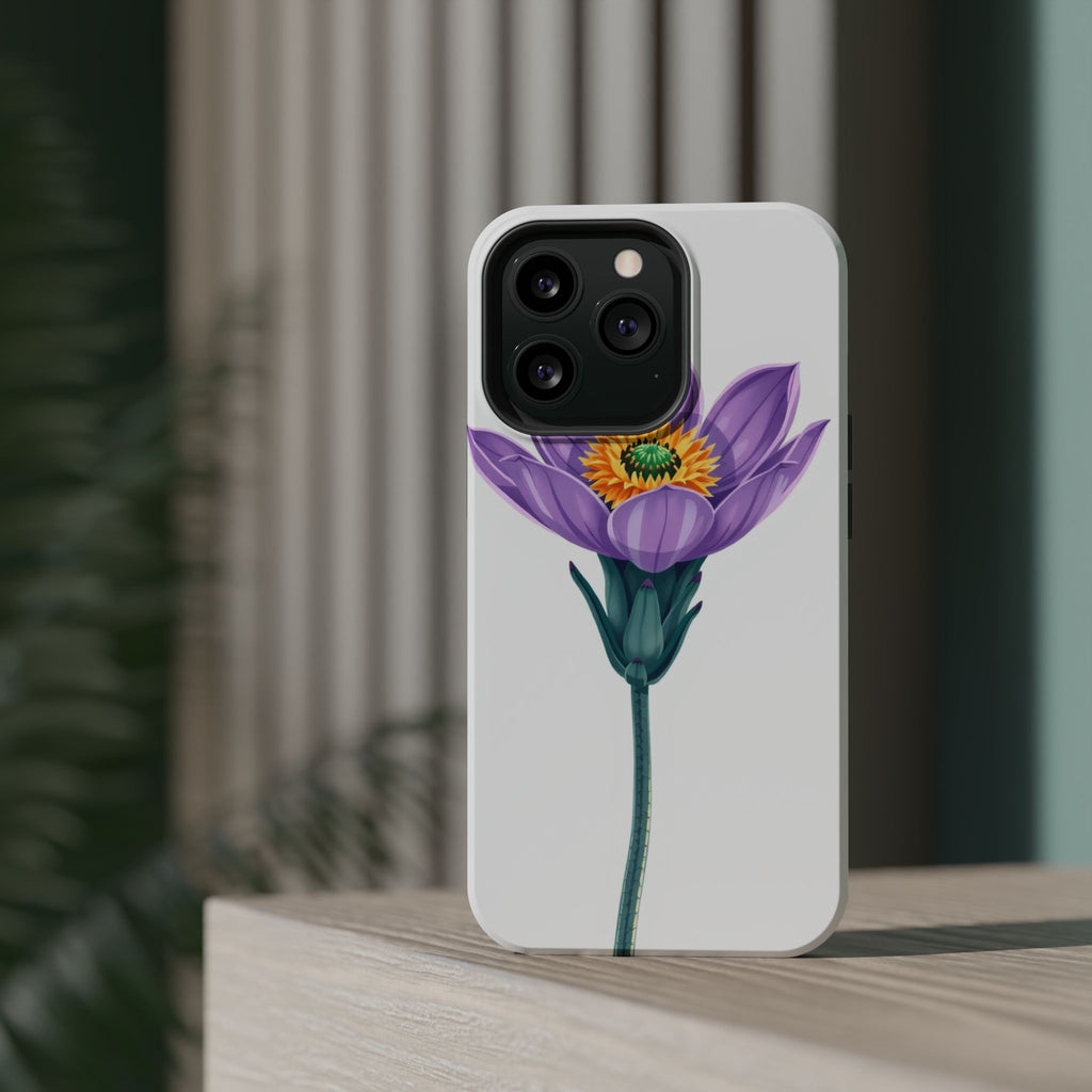 iPhone Indigo And Violet Desert Flower Slim Everyday Designer Case · iPhone Case