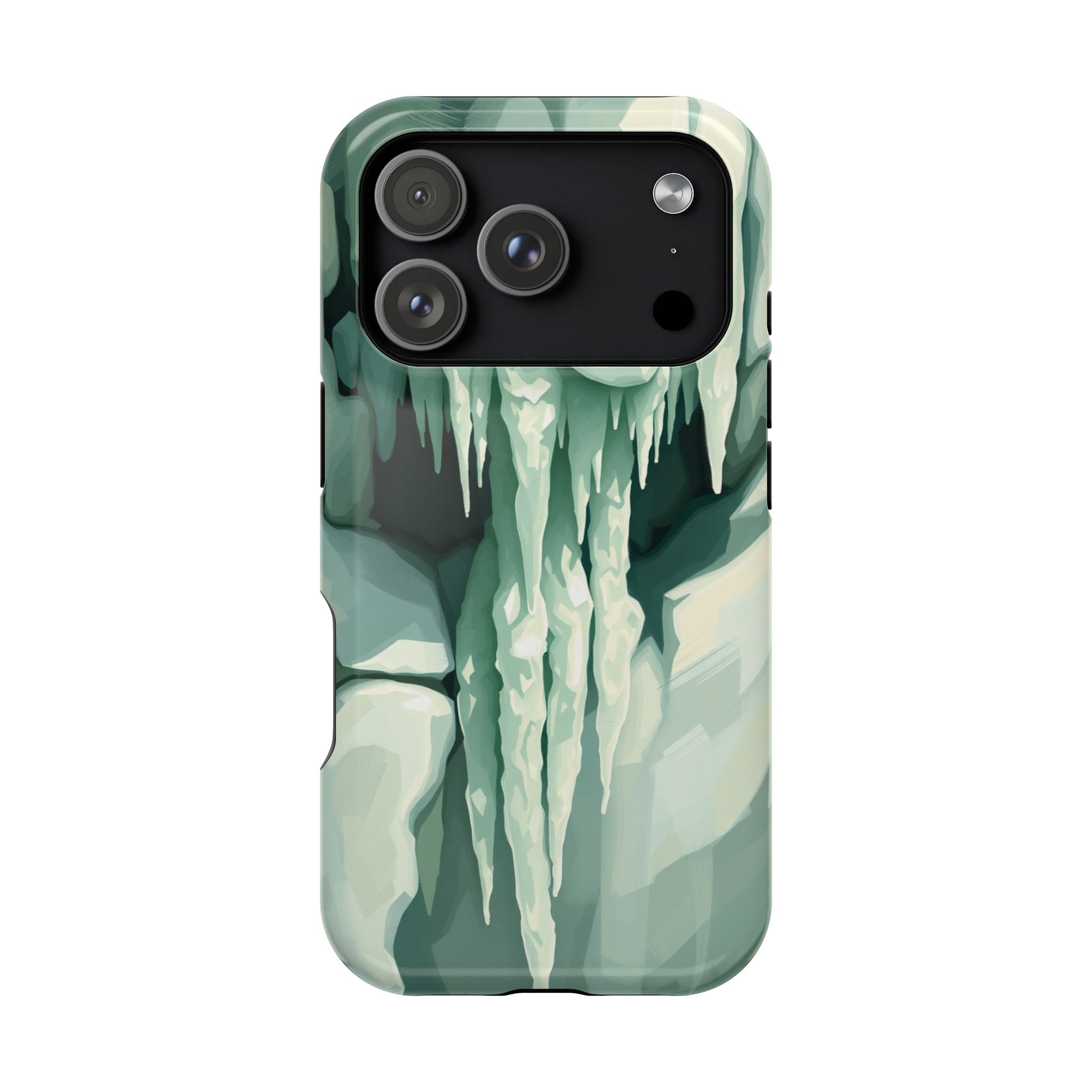 iPhone Earthy Icicle Formation Design Slim Everyday Designer Case · iPhone Case