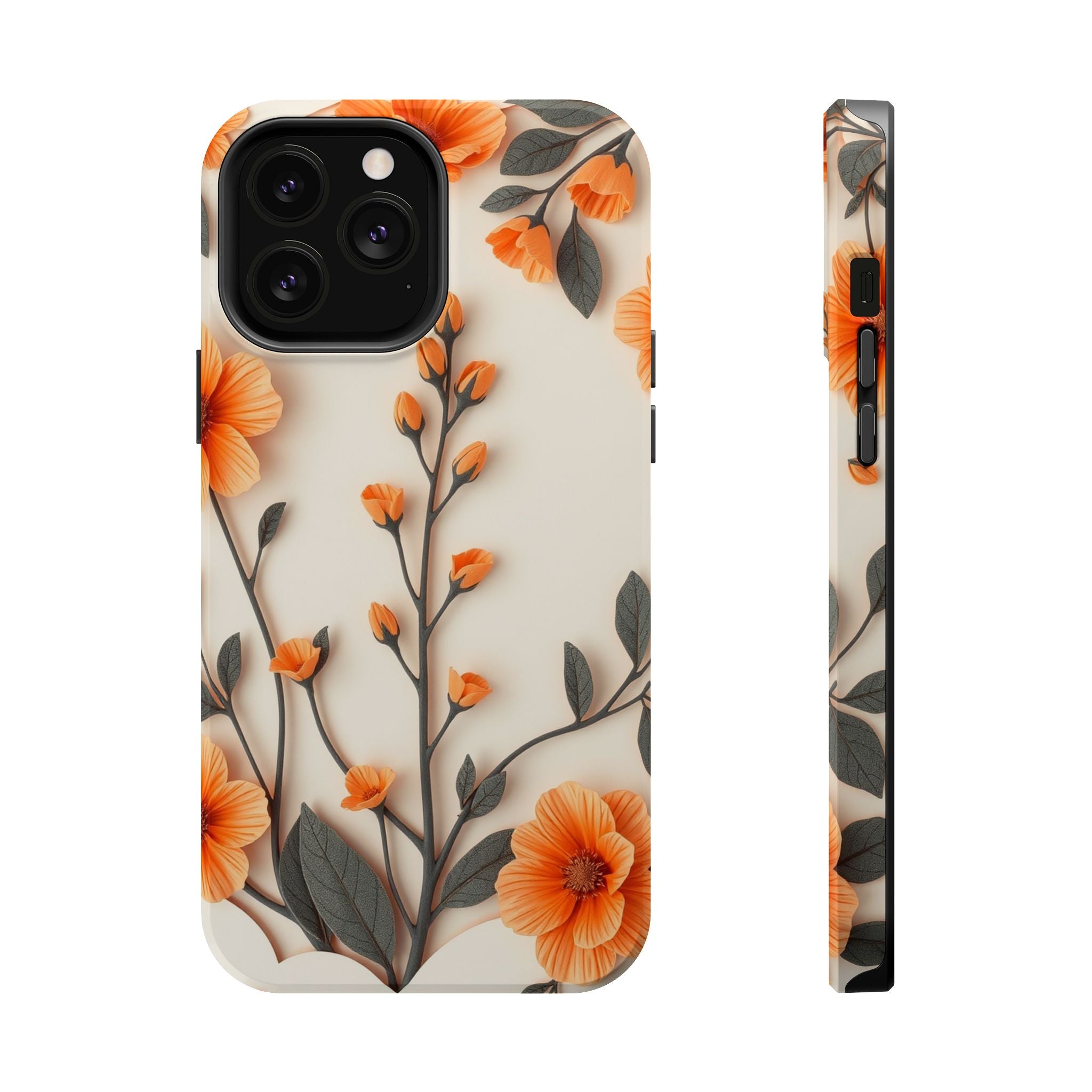 iPhone Vintage Botanical Print Paper Cut Art Slim iPhone Everyday · iPhone Case