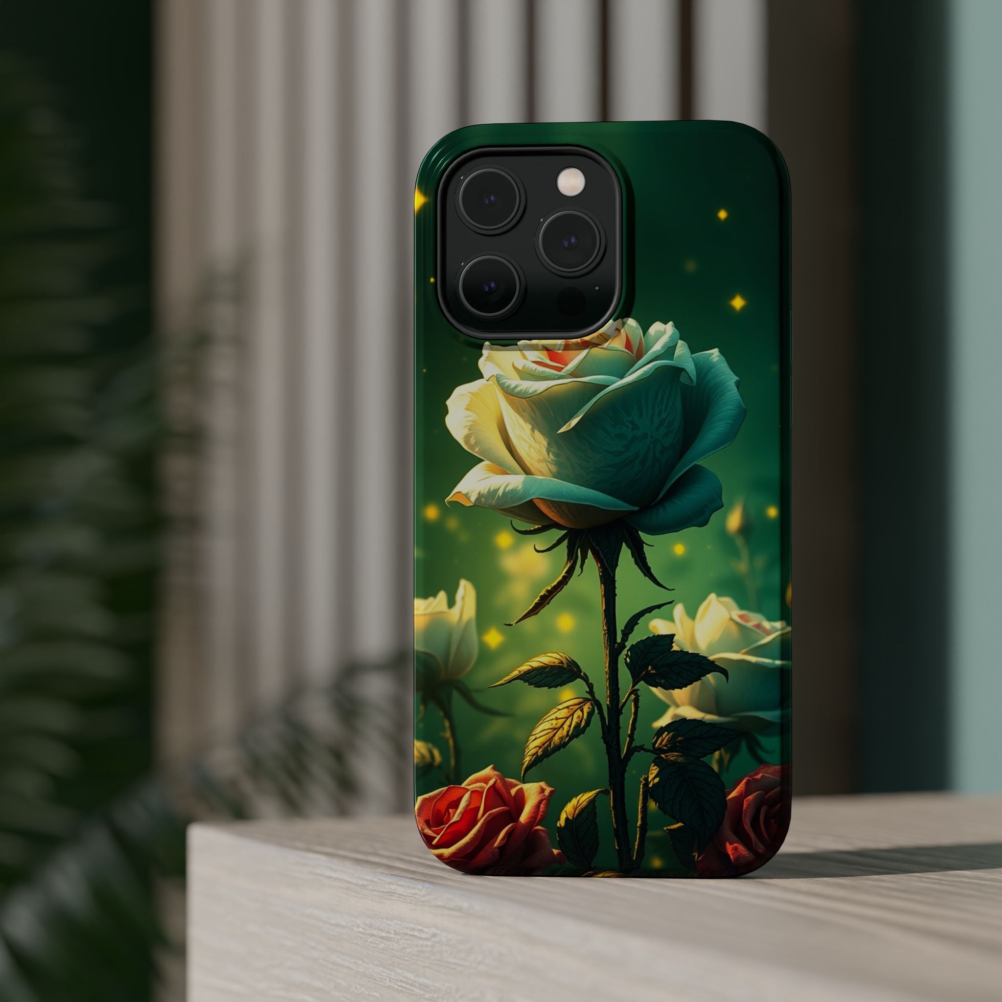 iPhone Earthy Rose Garden Design Bold Modern Everyday Snap Case · iPhone Case