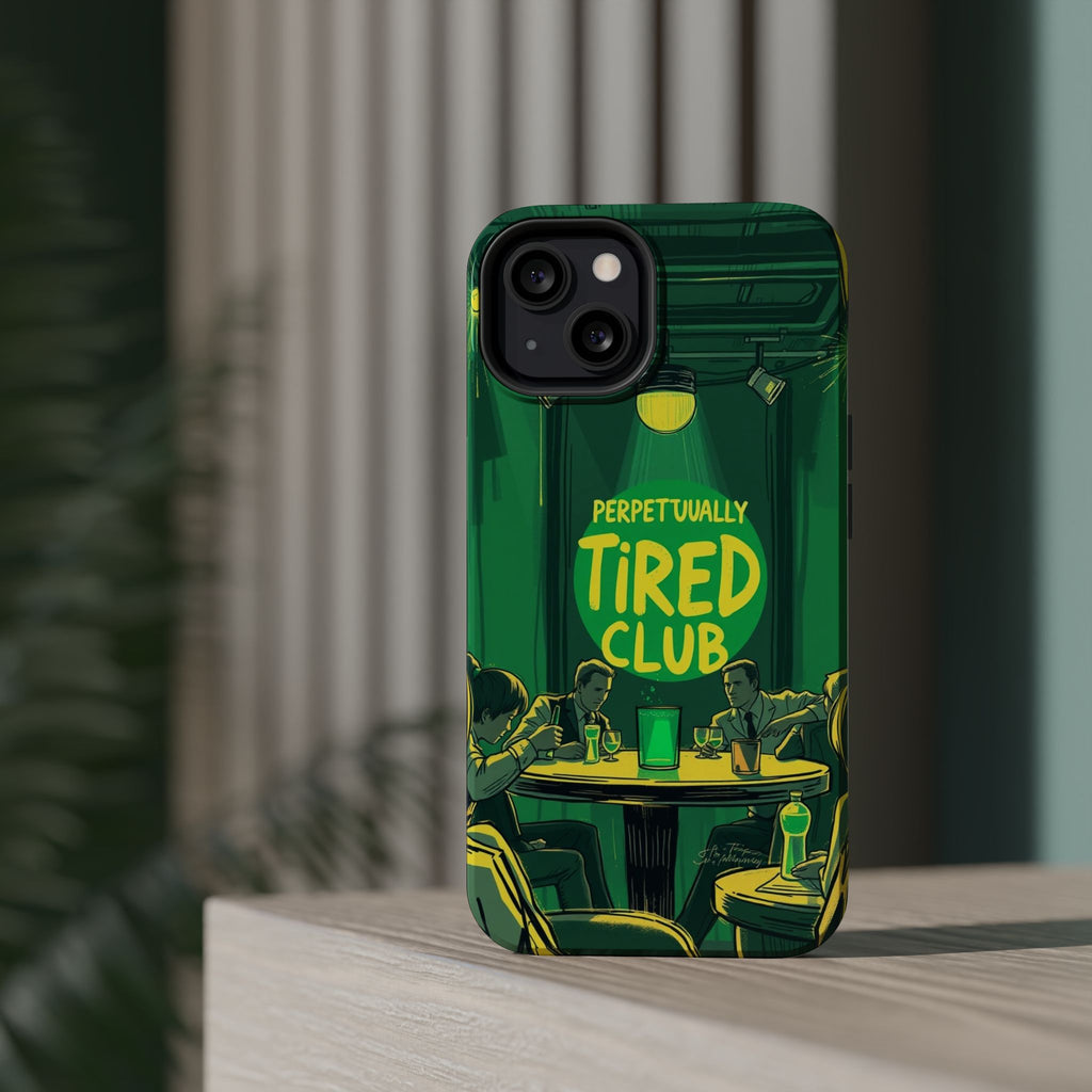 iPhone Radiant Perpetually Tired Club Design Slim Everyday Designer Case · iPhon