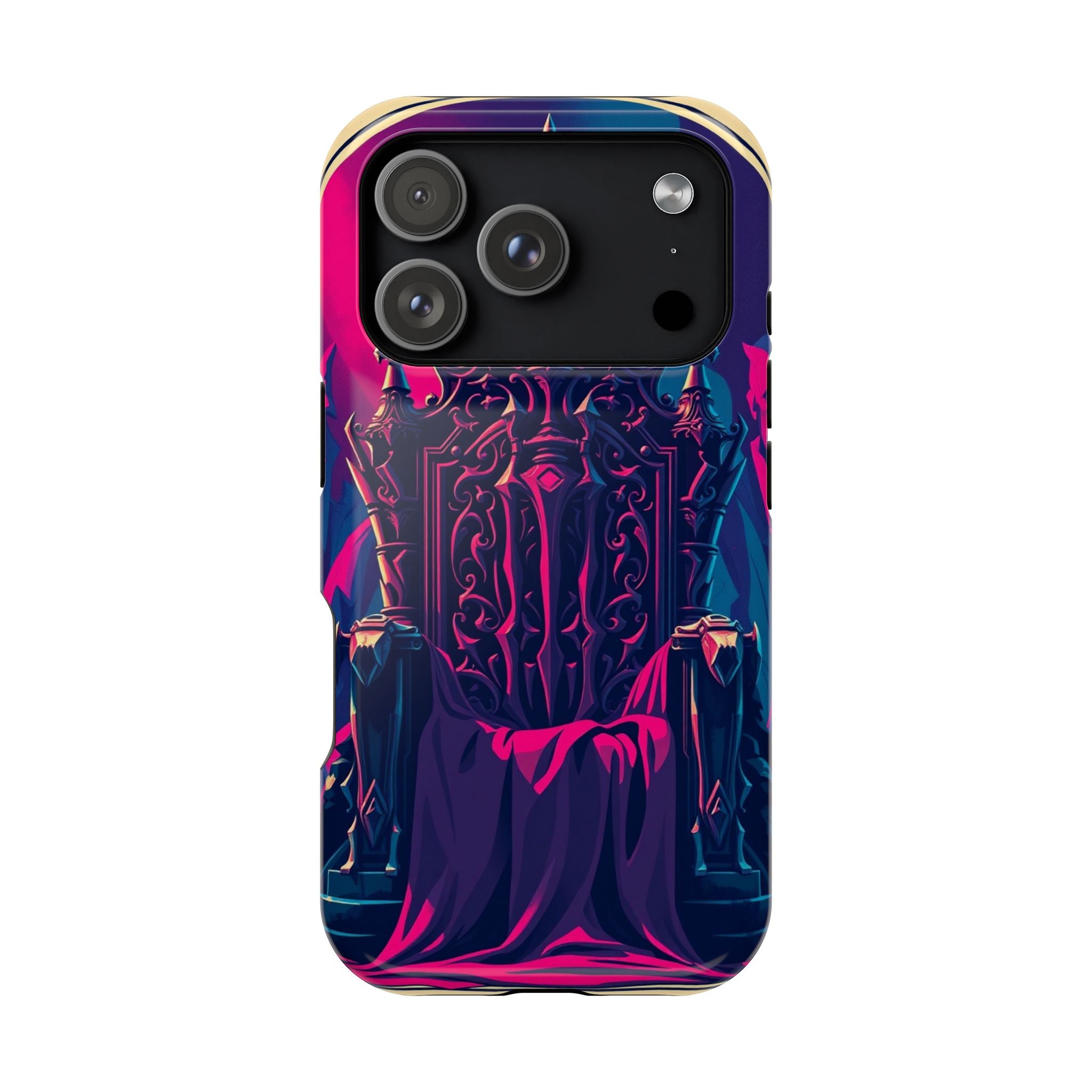 iPhone Lich King Throne Vintage Retro Poster Slim Everyday Designer Case · iPhon