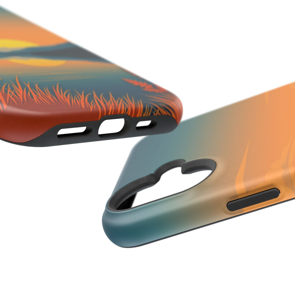 iPhone Lake at Twilight Cinematic Art Slim Everyday Designer Case · iPhone Case
