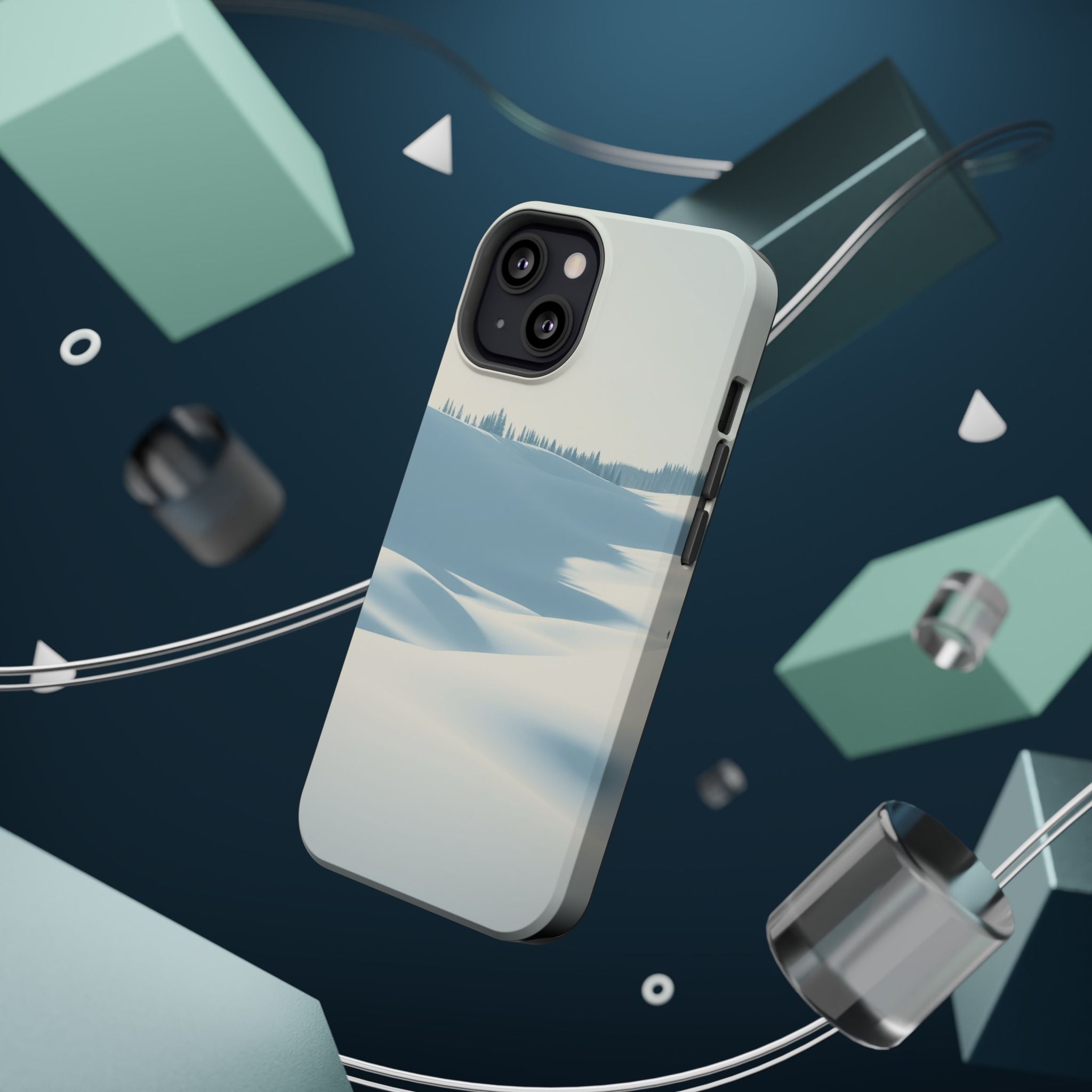 iPhone Snow Field Dreamy Design Slim Everyday Designer Case · iPhone Case