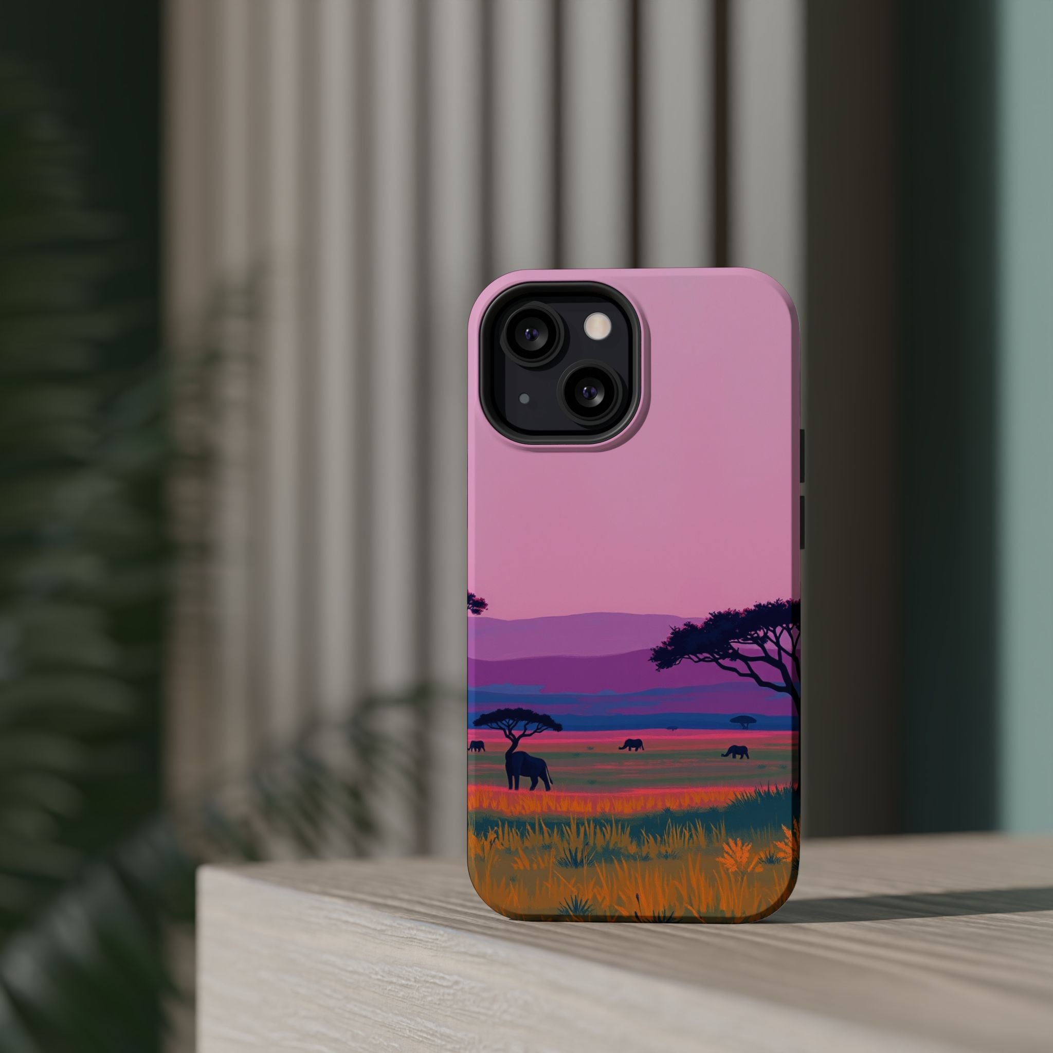 iPhone Savanna Horizon Electric Art Slim Everyday Designer Case · iPhone Case