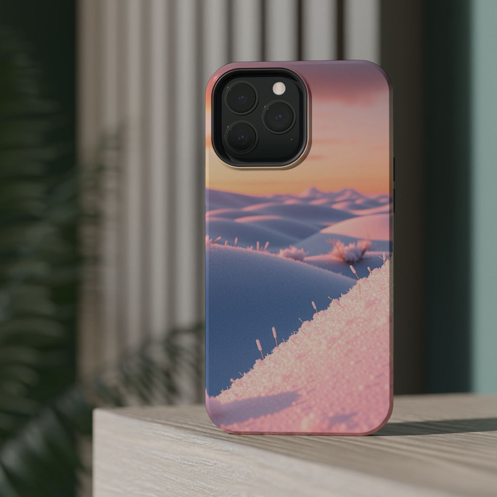 iPhone Snow Field 3D Digital Slim Everyday Designer Case · iPhone Case