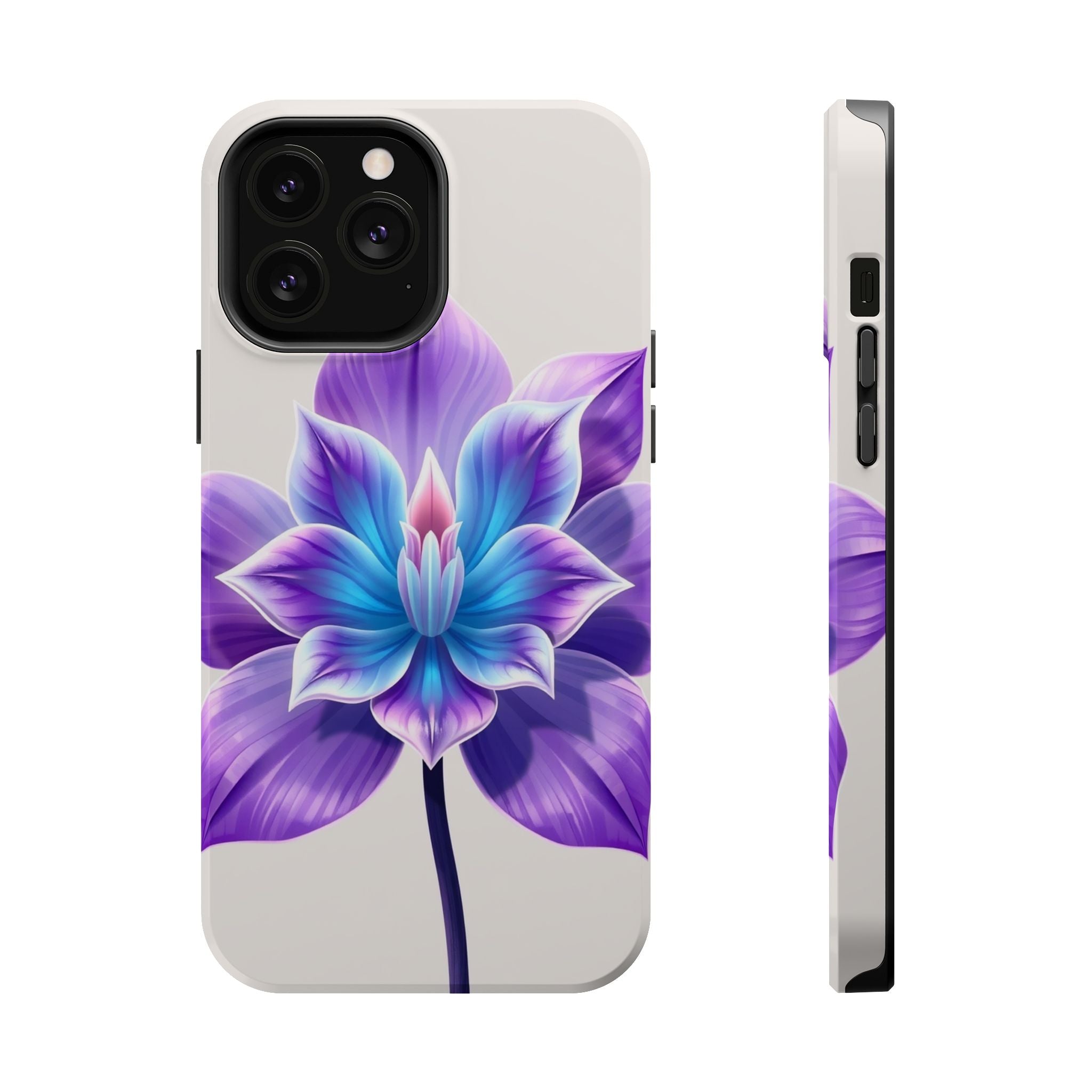 iPhone Dreamy Neon Floral Design 10 Slim Everyday Designer Case · iPhone Case