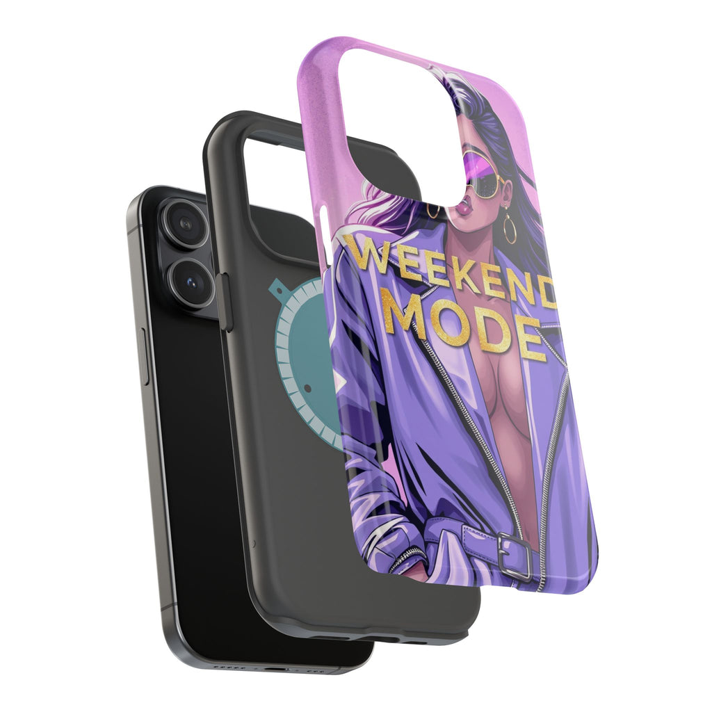 iPhone Lavender And Pearl Weekend Mode On Slim Everyday Designer Case · iPhone C