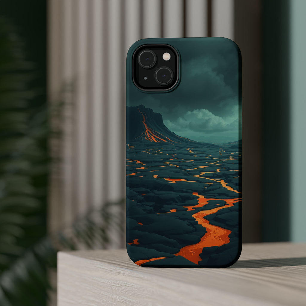 iPhone Radiant Lava Field Design 18 Slim Everyday Designer Case · iPhone Case