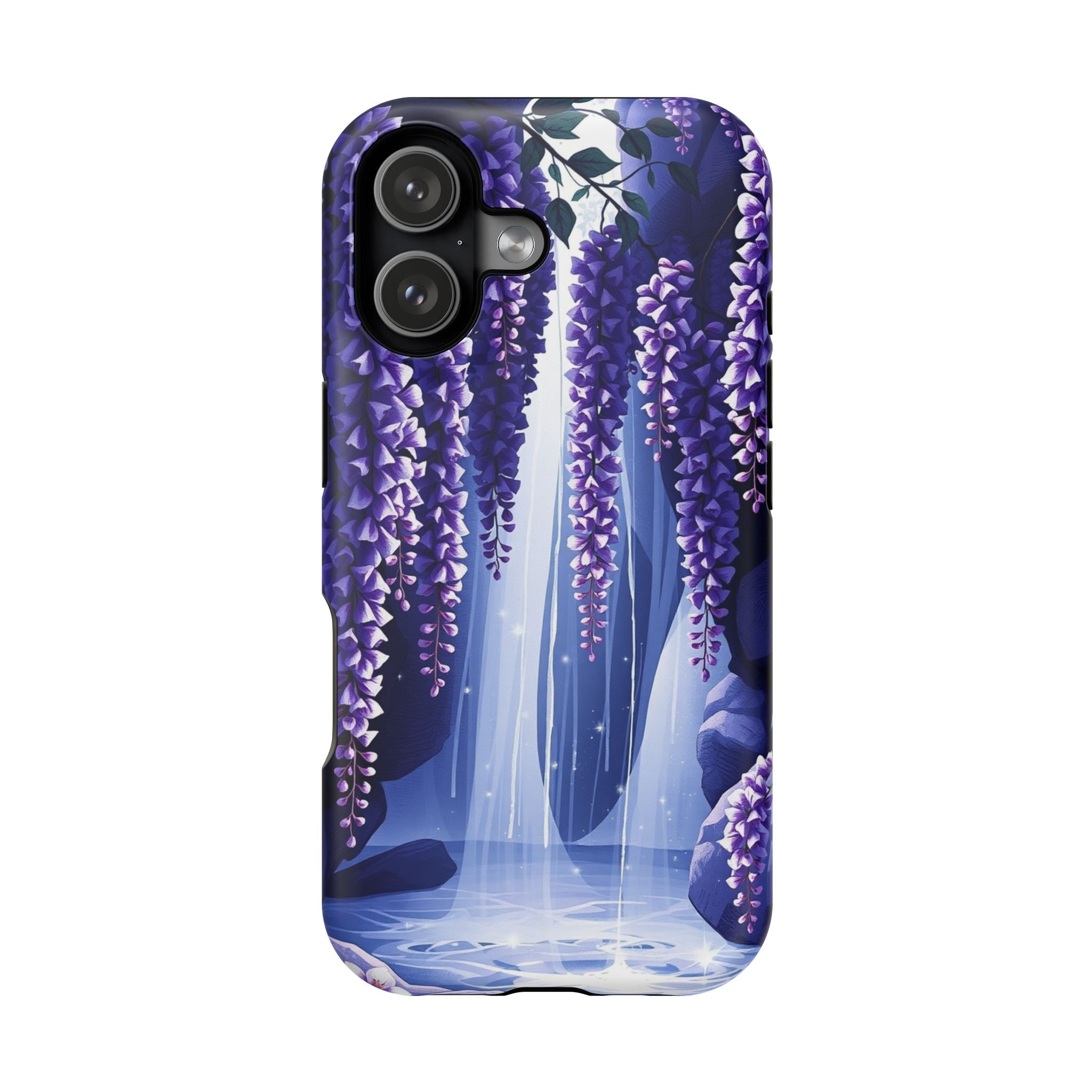 iPhone Wisteria Cascade Serene Design Slim Snap Case Ga · iPhone Case