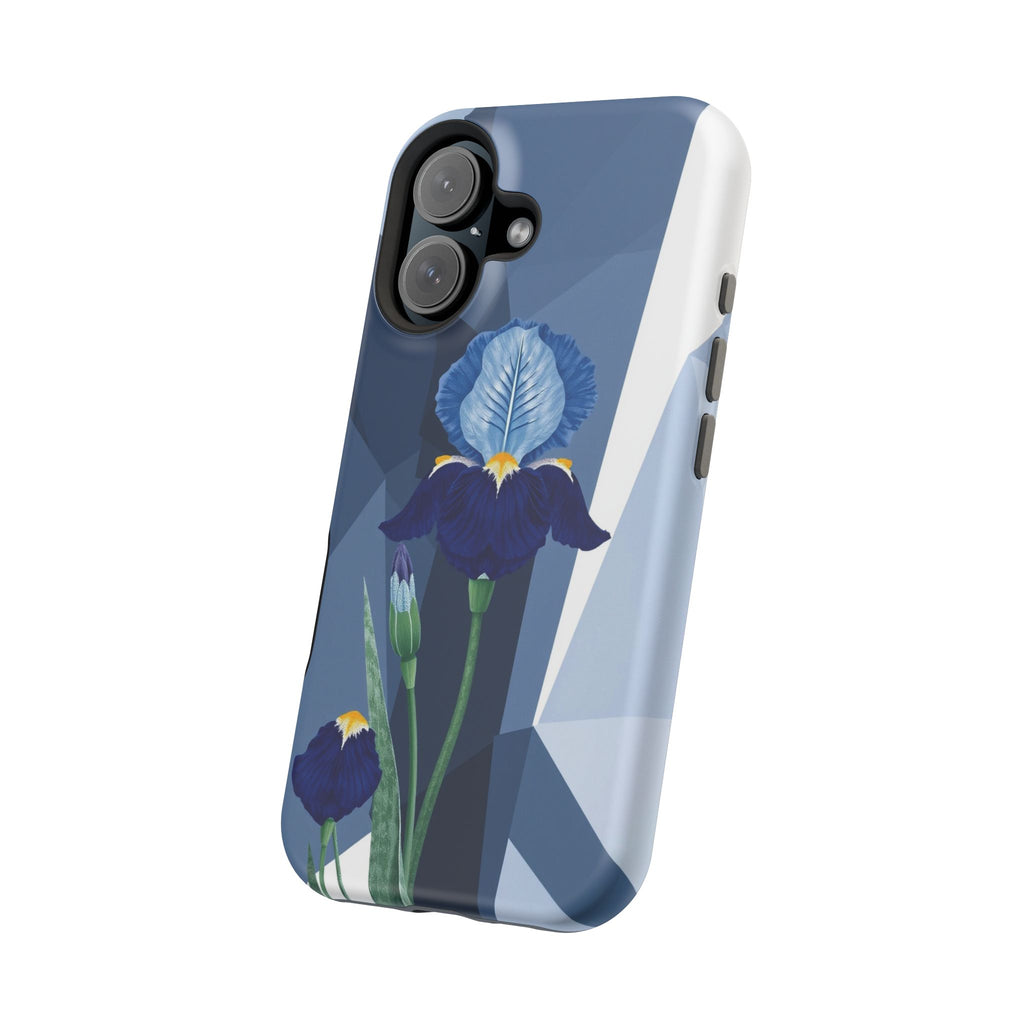 iPhone Earthy Iris Garden Design Bold Modern Everyday Snap Case · iPhone Case