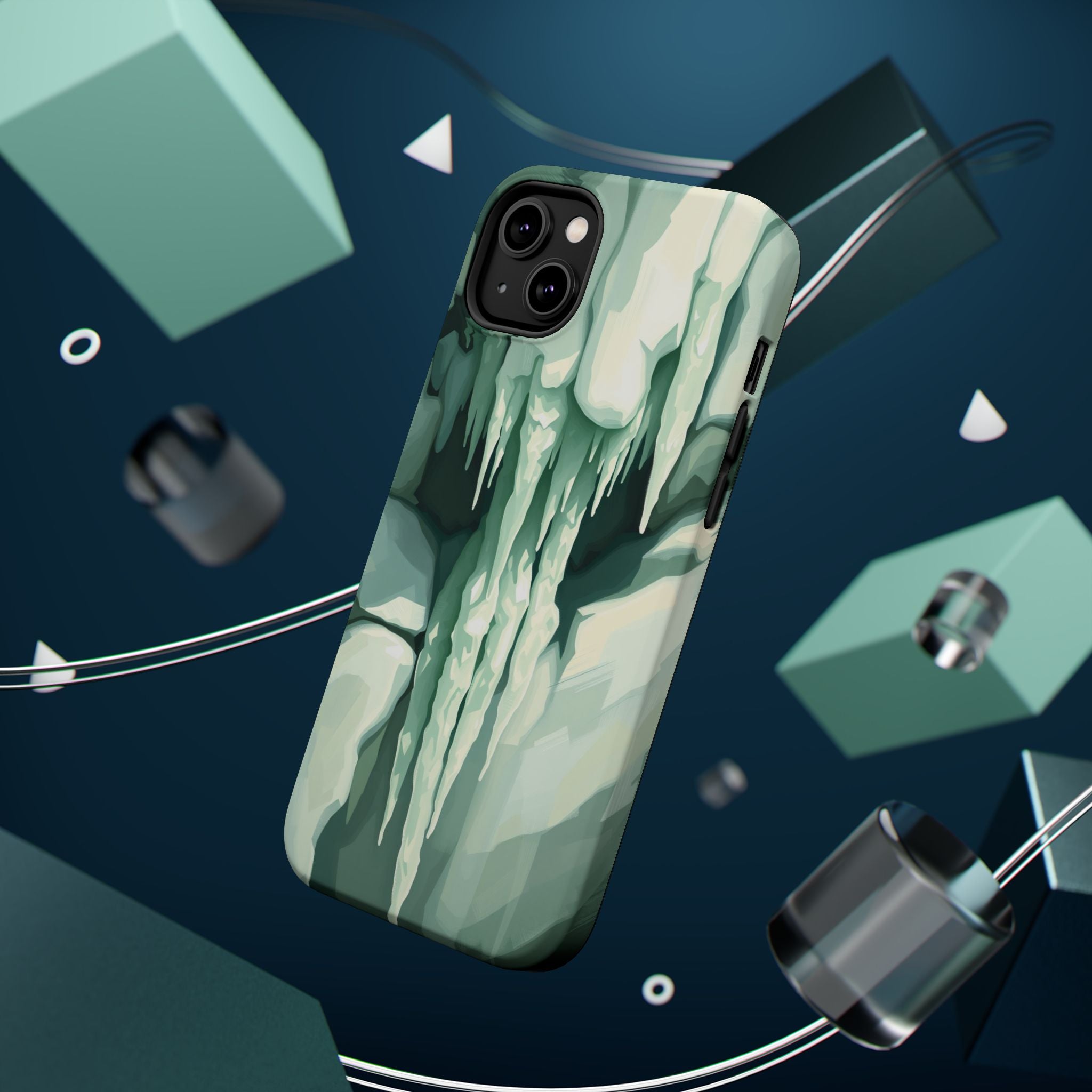 iPhone Earthy Icicle Formation Design Slim Everyday Designer Case · iPhone Case