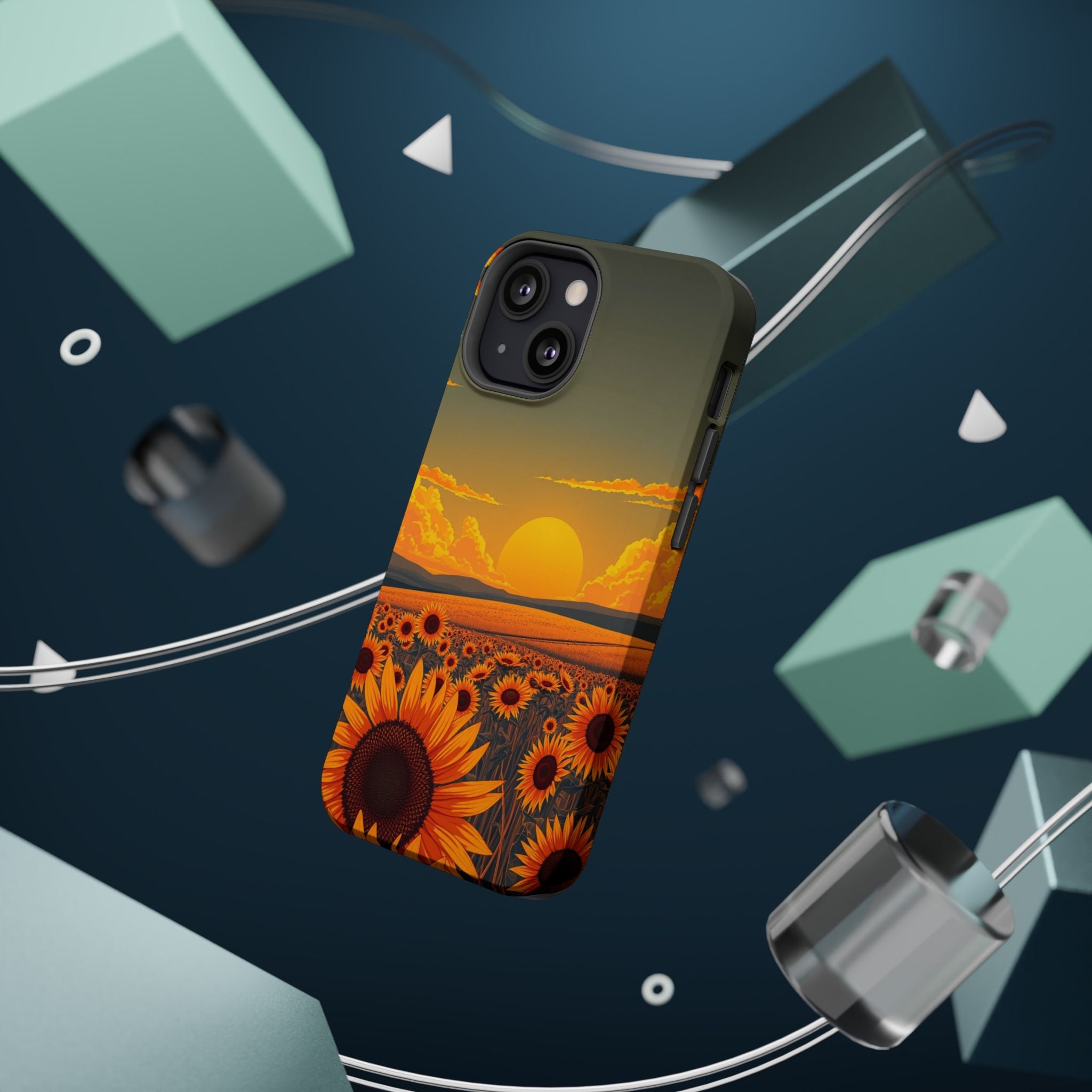 iPhone Vibrant Sunflower Prairie Design Slim Everyday iPhone Designer · iPhone C