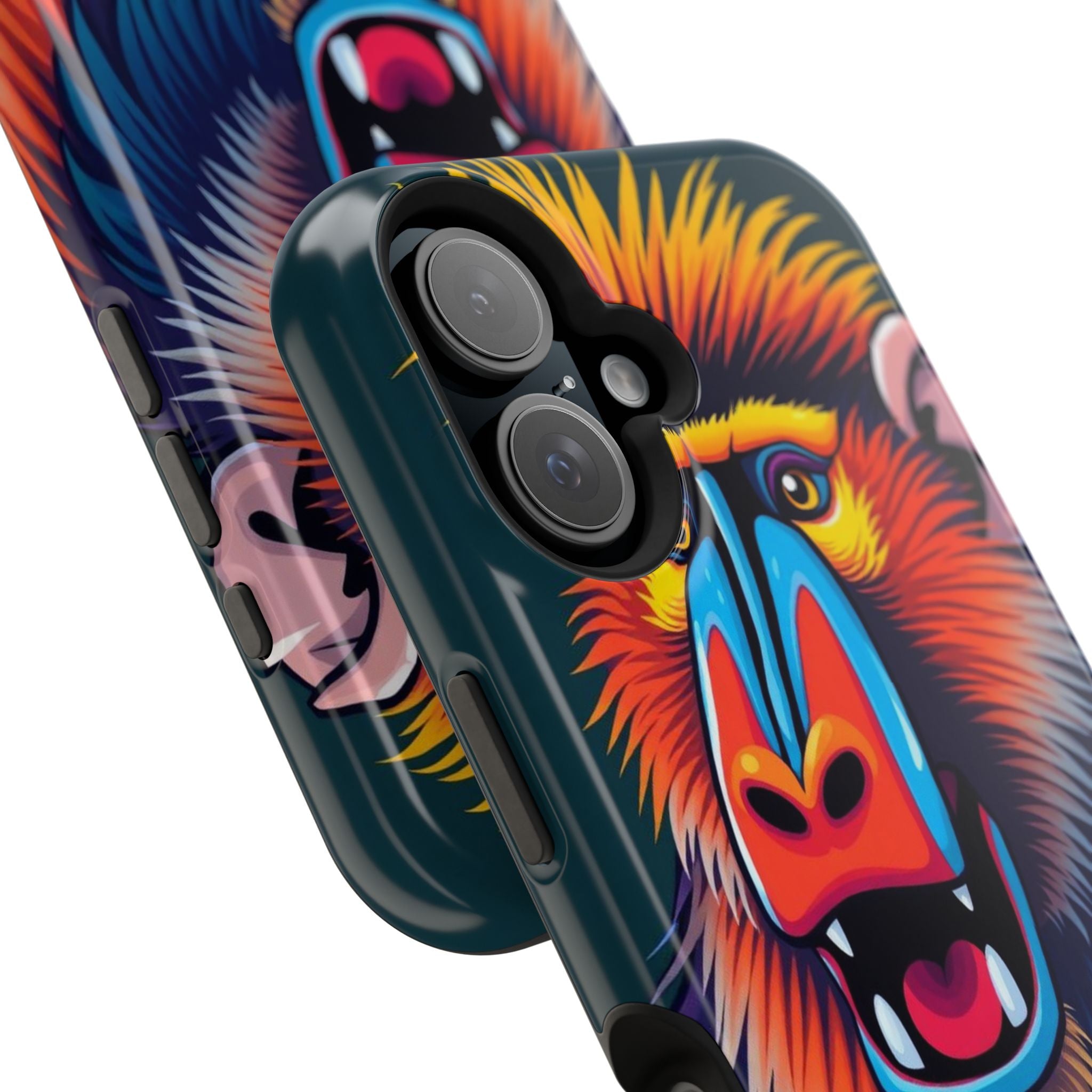 iPhone Mandrill Colorful Face Kids Fun iPhone Phone Case Gift Slim · iPhone Case