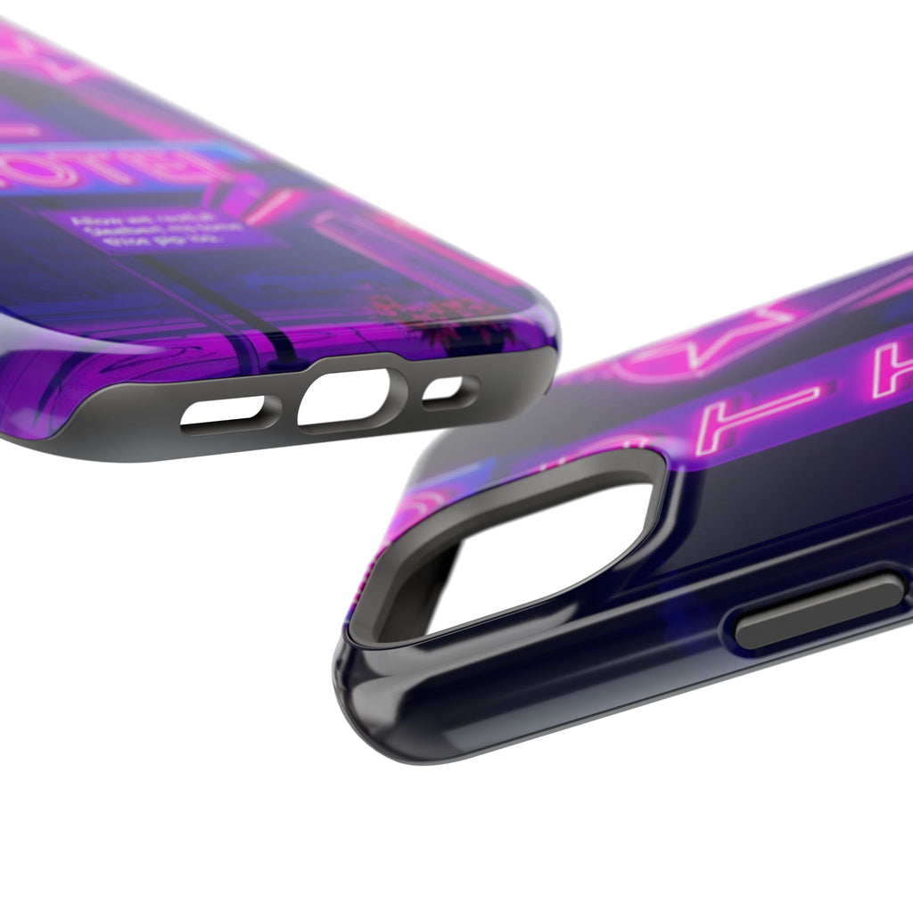 iPhone Neon Sign Motel Enchanted Art Slim Everyday Designer Case · iPhone Case