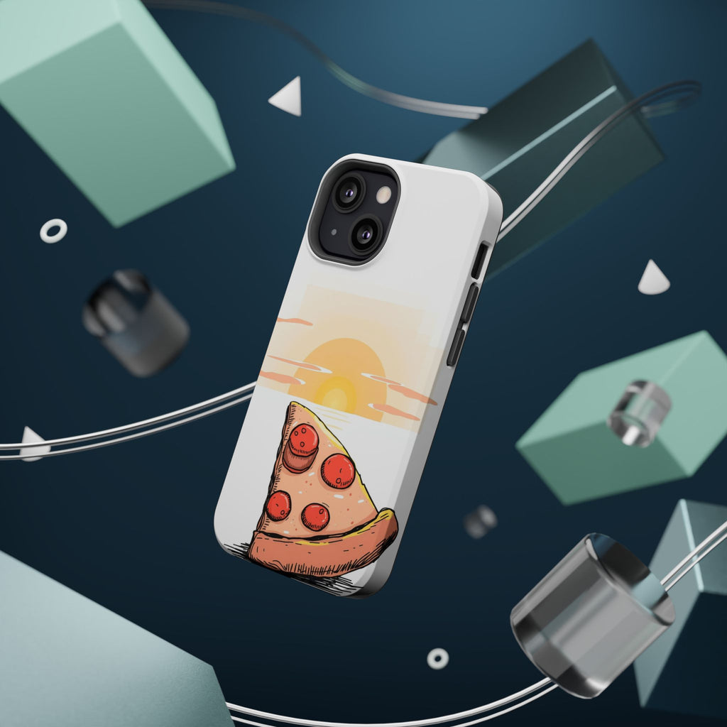 iPhone Earthy Pizza Slice Sunset Design Slim Everyday Designer Case · iPhone Cas