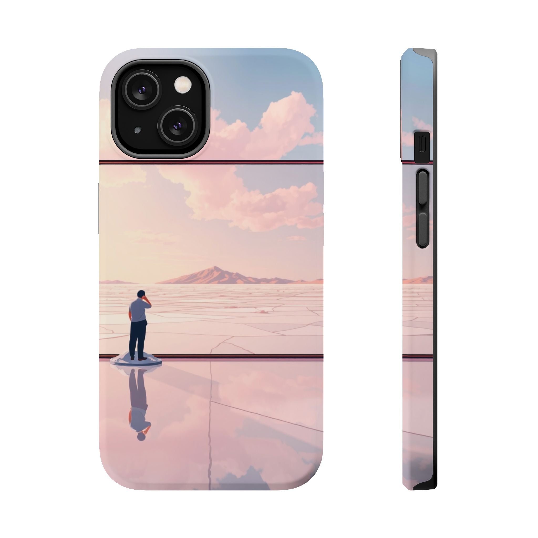 iPhone Salt Flat Mirror Stained Glass Slim Everyday Designer Case · iPhone Case