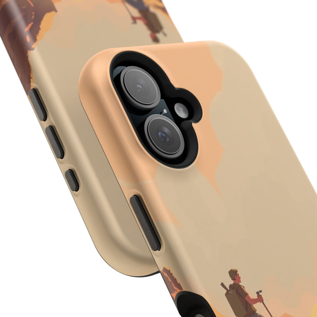 iPhone Burnt Orange And Sand Barely Surviving Slim Everyday Designer Case · iPho