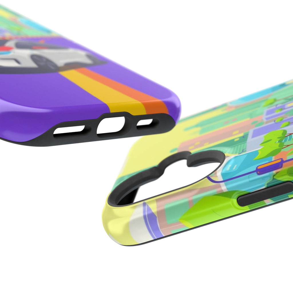 iPhone Electric Car Future Kids Fun Phone Case Gift Slim Snap Case · iPhone Case