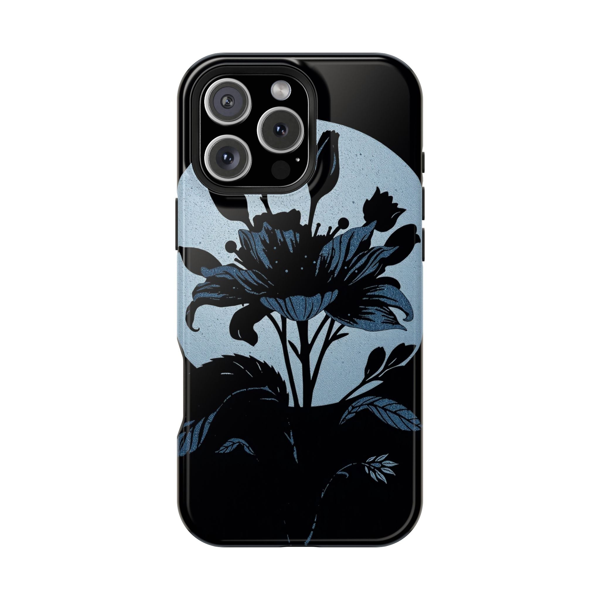 iPhone Radiant Floral Silhouette Design Slim Everyday Designer Case · iPhone Cas