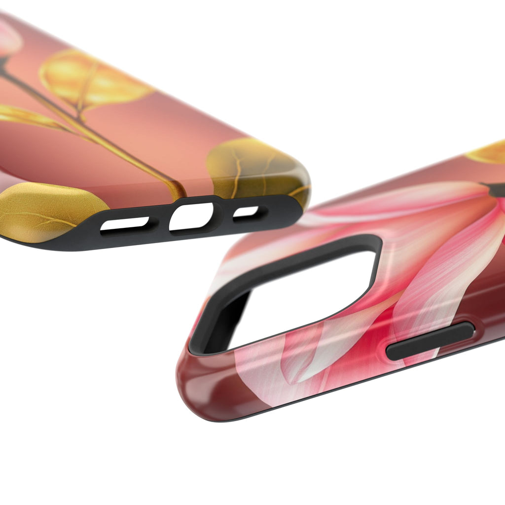 iPhone Dreamy Bloom and Leaf Design 14 Slim Everyday Designer Case · iPhone Case
