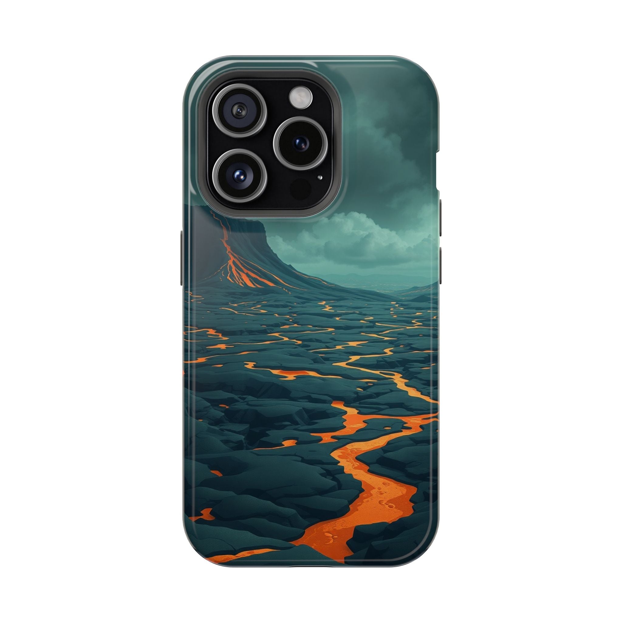 iPhone Radiant Lava Field Design 18 Slim Everyday Designer Case · iPhone Case