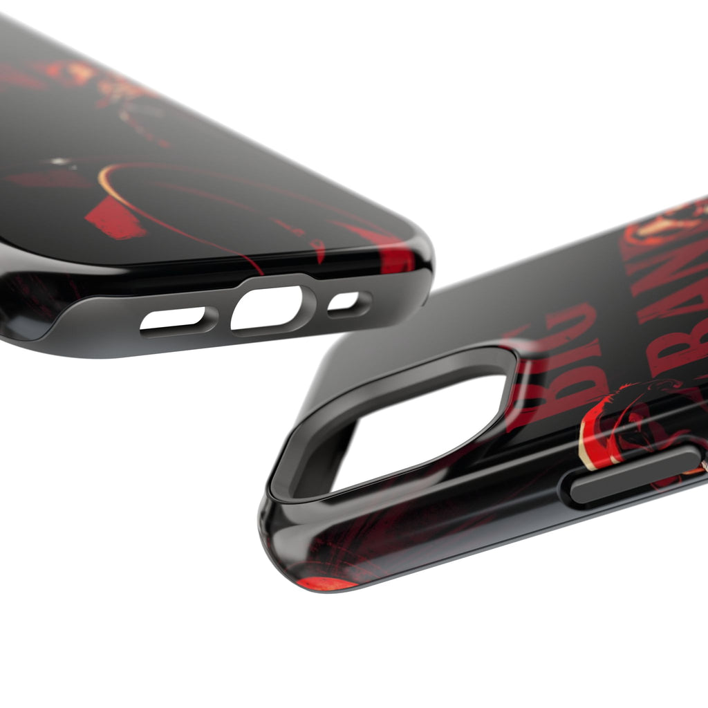 iPhone Black And Crimson Big Band Era Slim Everyday Designer Case · iPhone Case