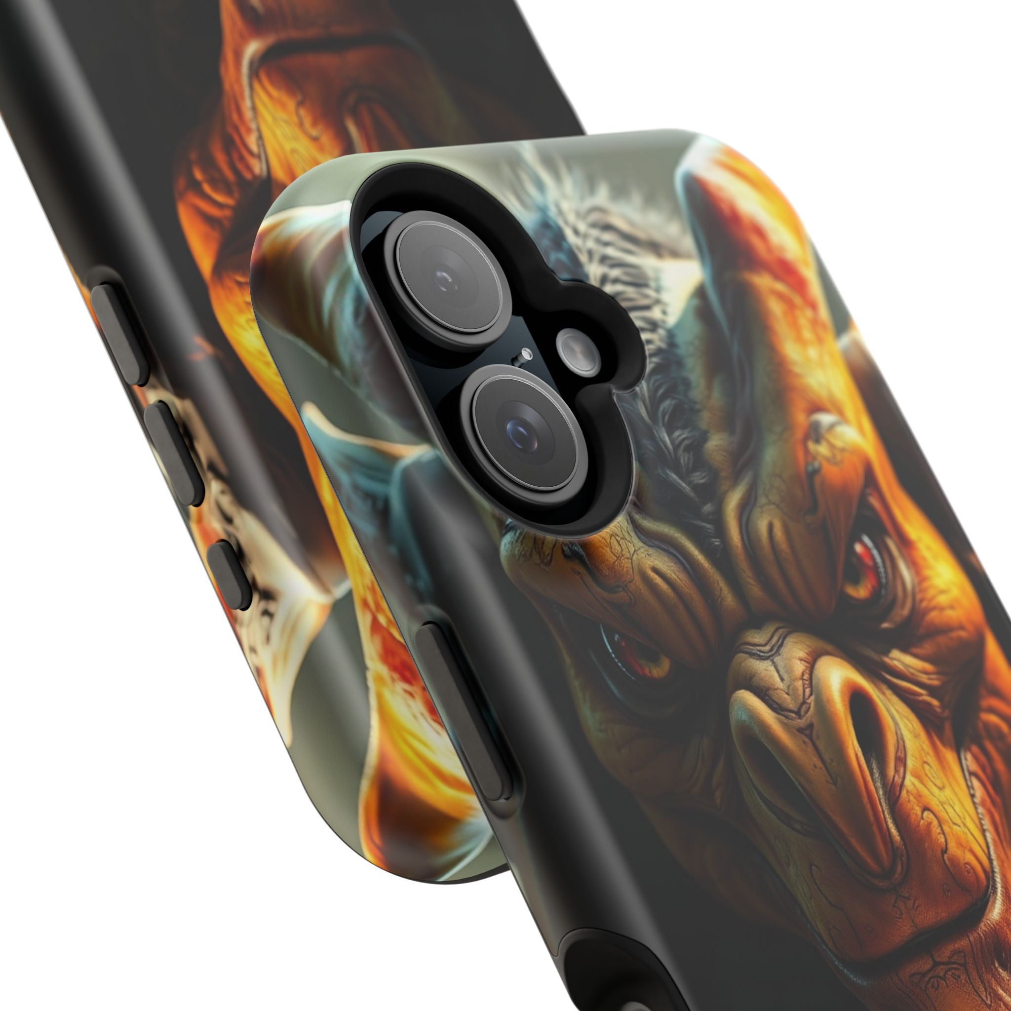 iPhone Mustard And Rust Goblin Mode Activated Slim Everyday Designer Case · iPho
