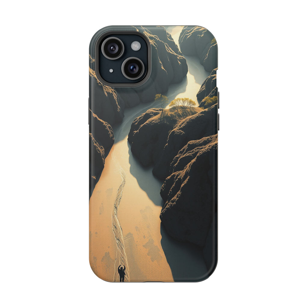 iPhone River Delta Aerial Bold Art Bold Modern Everyday Snap Case · iPhone Case