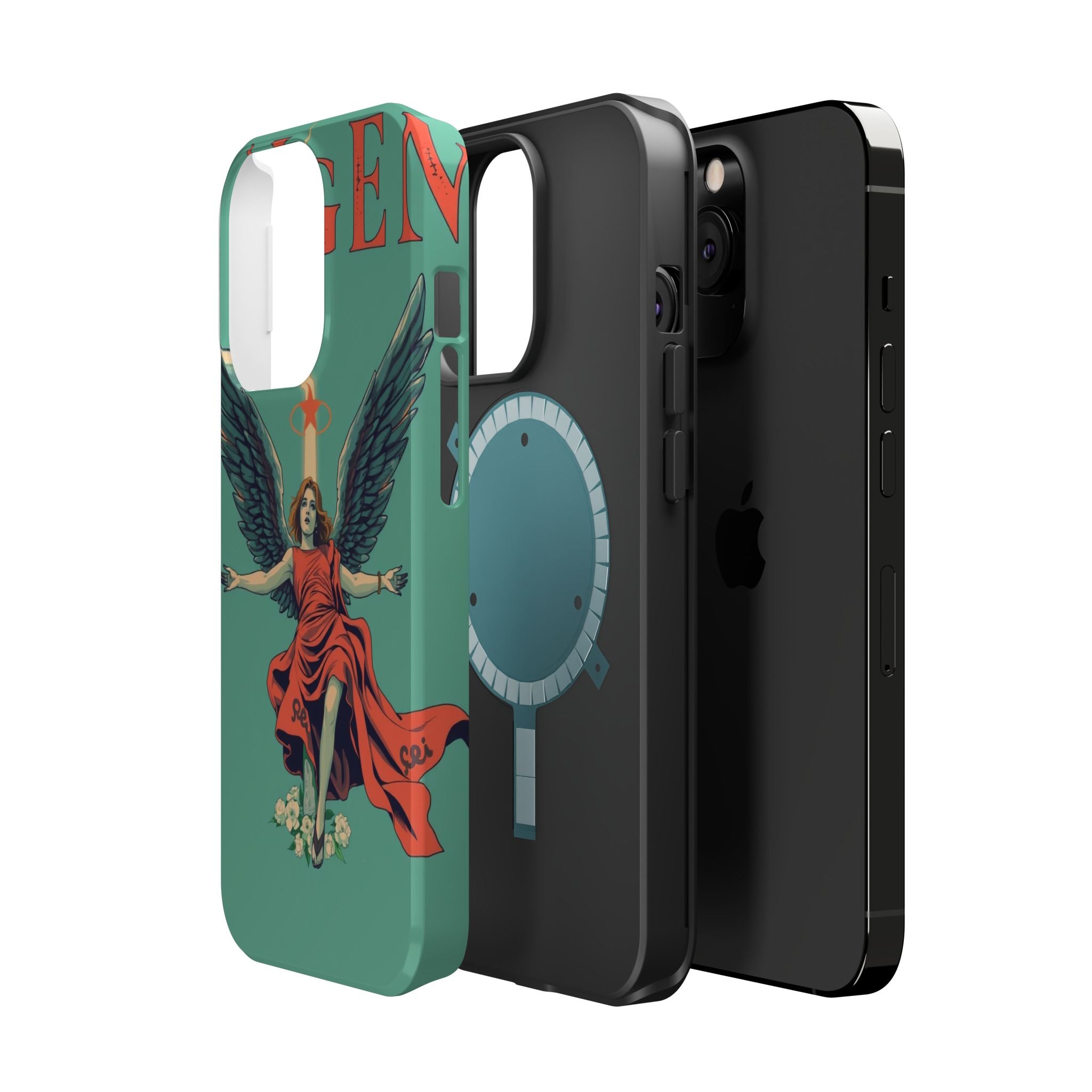 iPhone Radiant Fallen Angel Design Bold Modern Everyday Snap Case · iPhone Case