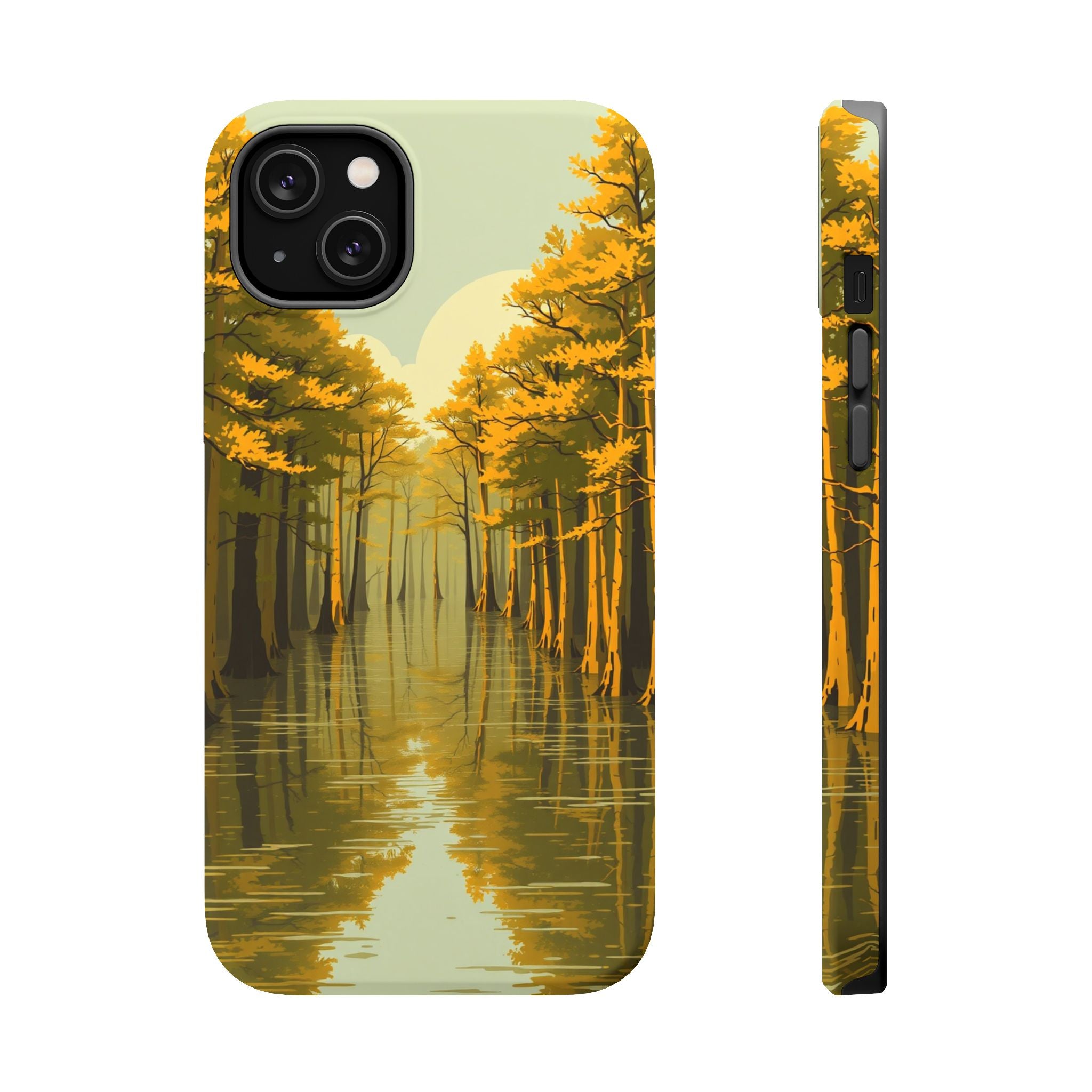 iPhone Cypress Swamp Enchanted Art Bold Modern Everyday Snap Case · iPhone Case