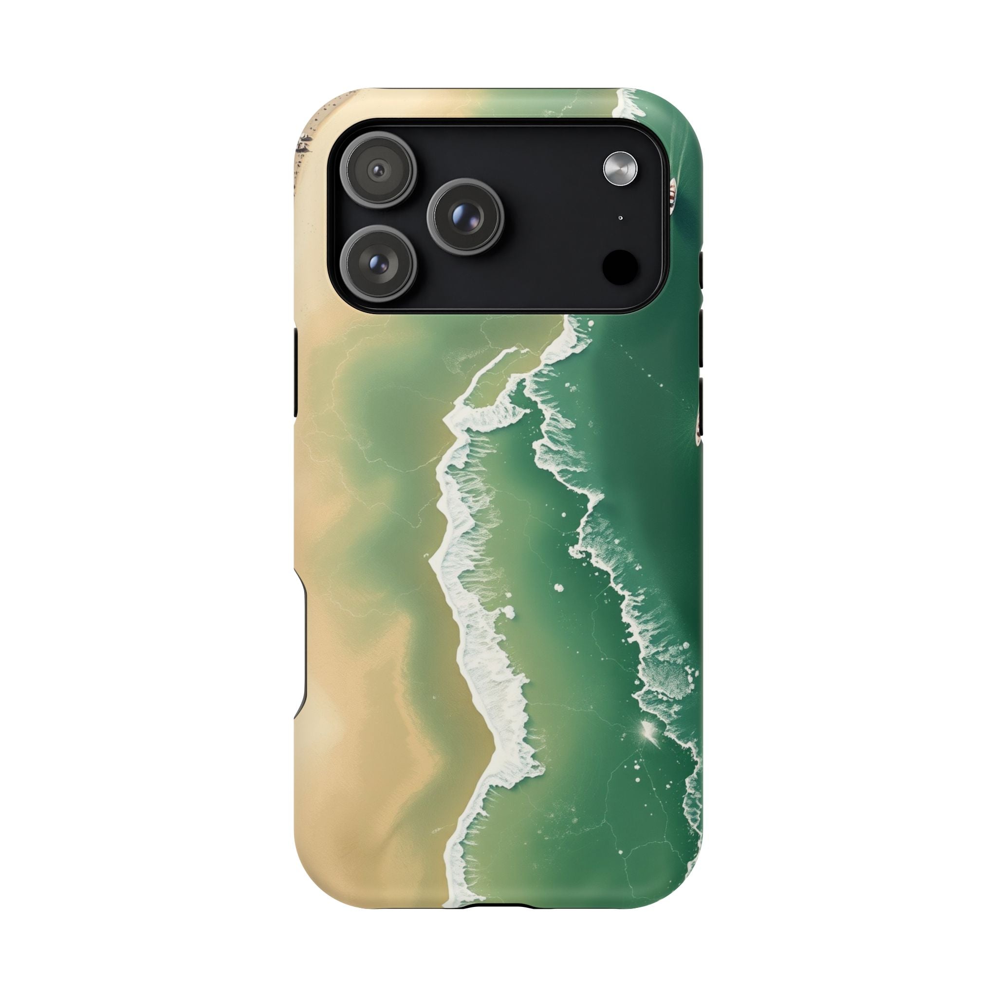 iPhone Shoreline Aerial Bold Art Bold Modern Everyday Snap Case · iPhone Case