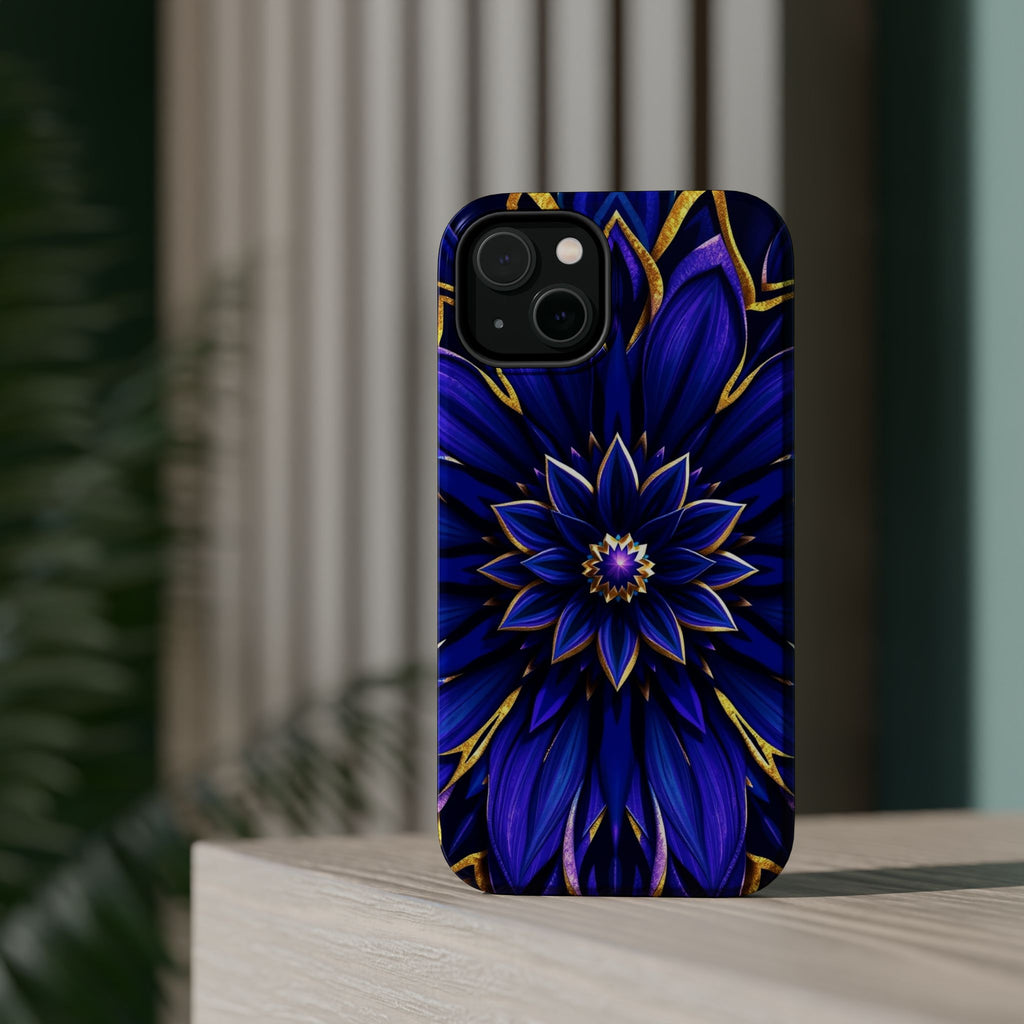 iPhone Floral Mandala Electric Art 14 Slim Everyday Designer Case · iPhone Case