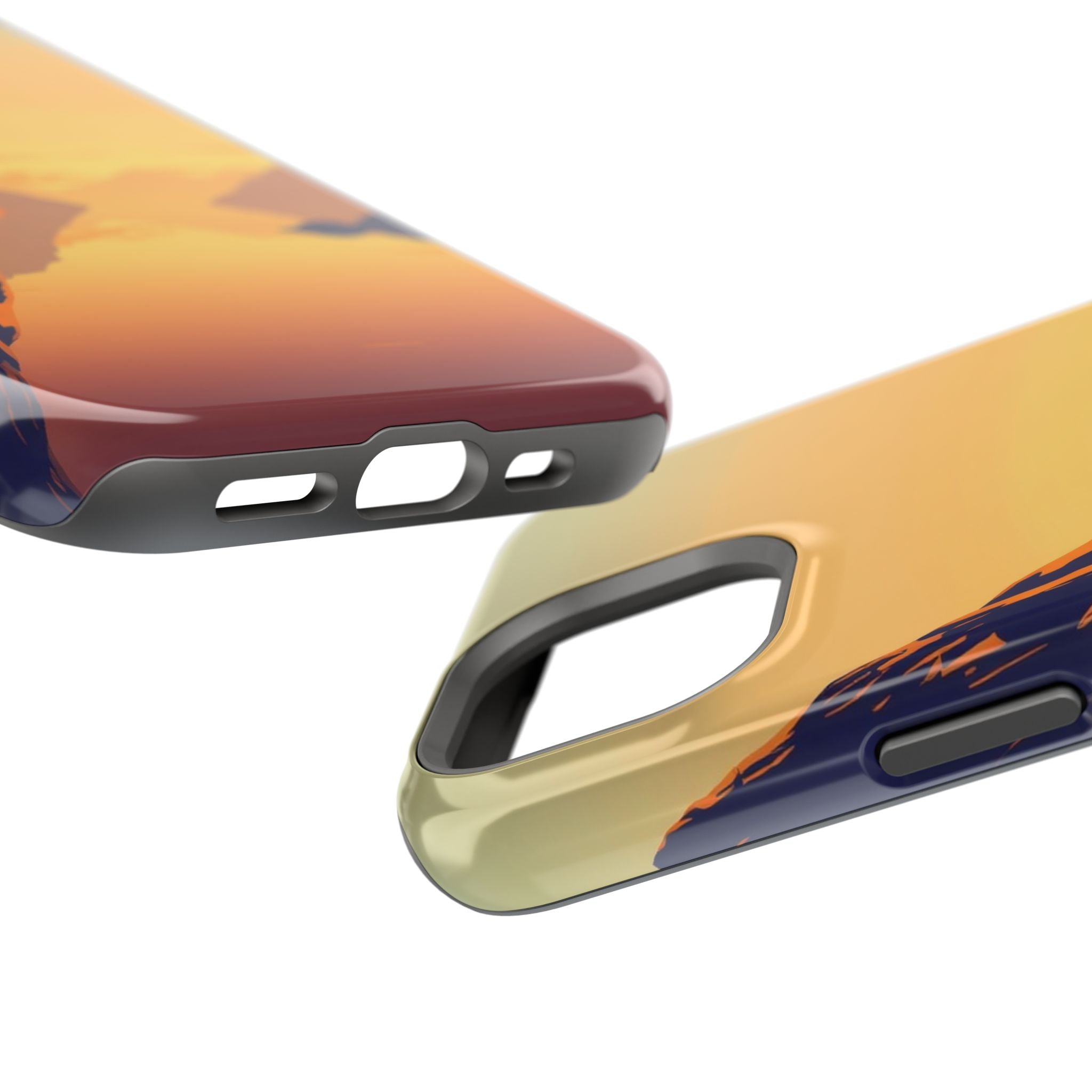 iPhone Fjord Reflection Pop Art Bold Slim Everyday Designer Case · iPhone Case
