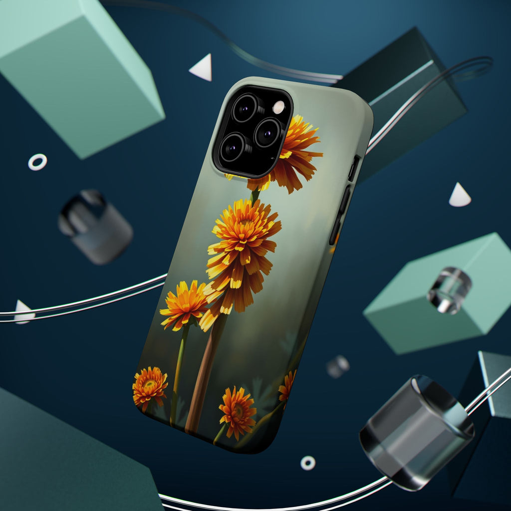 iPhone Ranunculus Stack Electric Art Slim Everyday Designer Case · iPhone Case